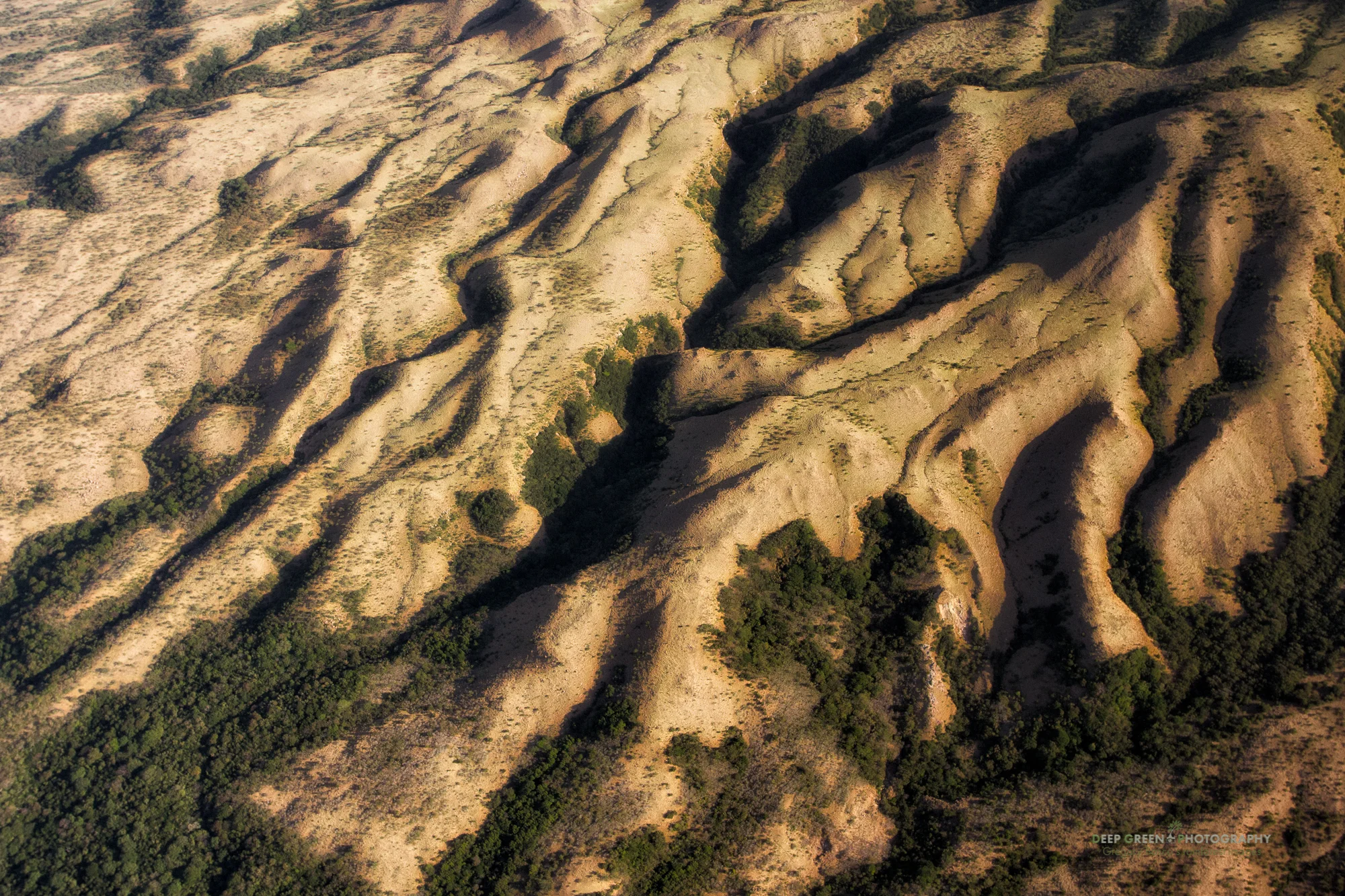 Aerial view of Costa Rica's Rincon de la Vieja National Park