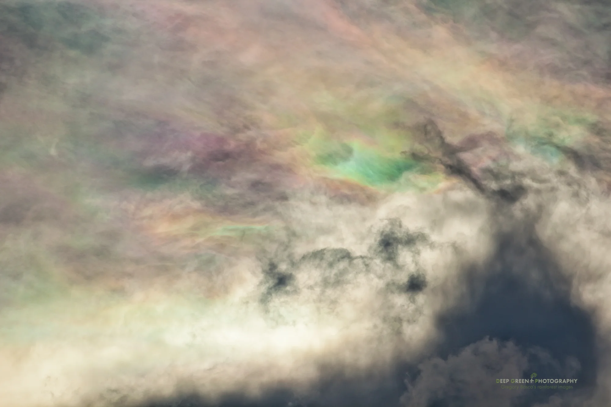 colors refracted in the clouds of a late afternoon Guanacaste sky