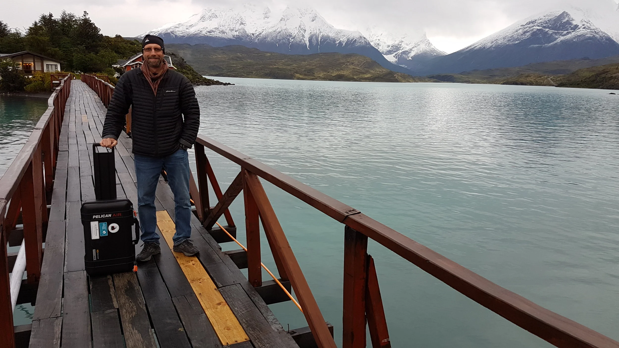 Me and my new best buddy in Patagonia.