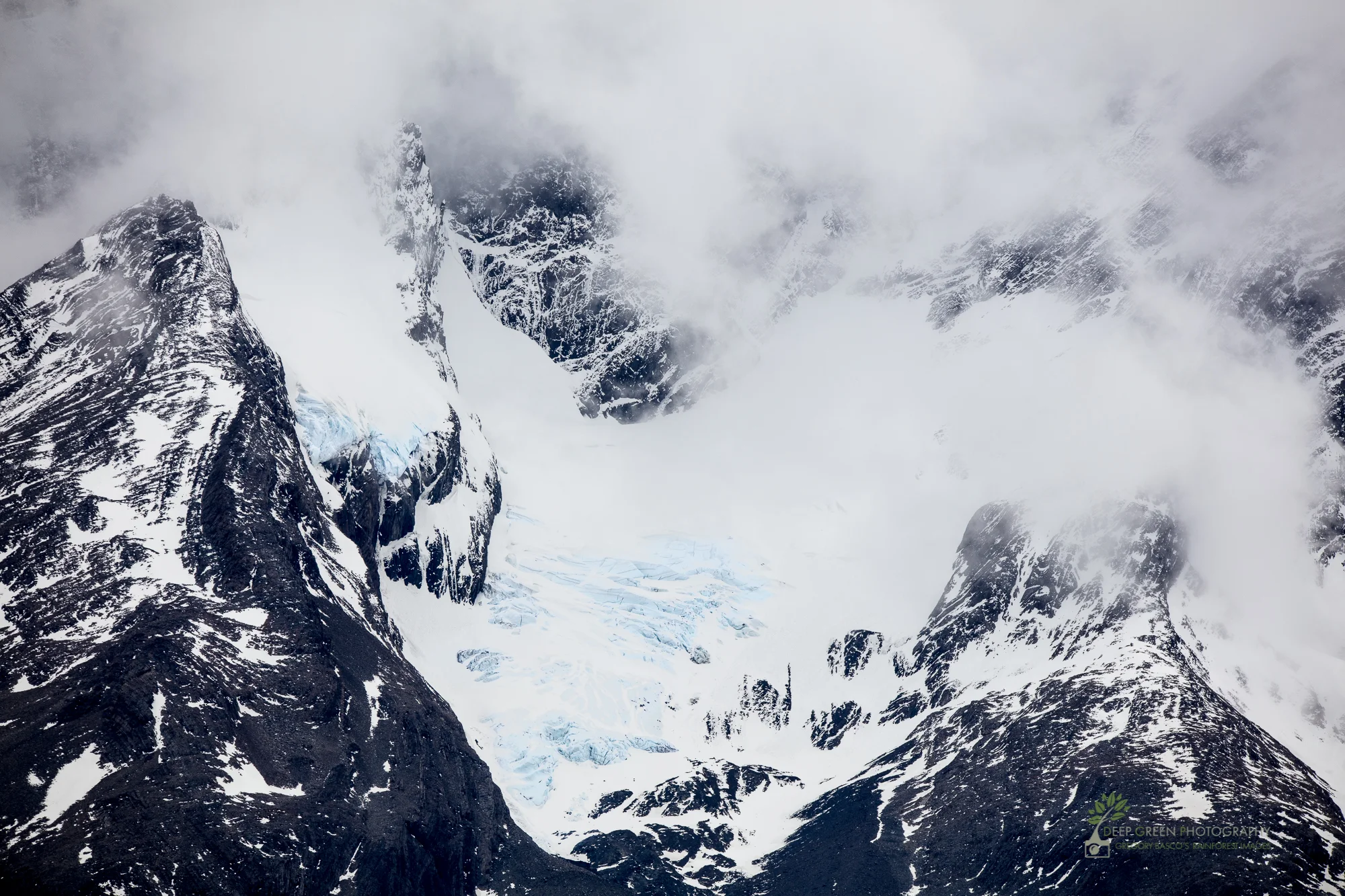 Glacial scene, Grey Lake, Torres del Paine National Park, Chile