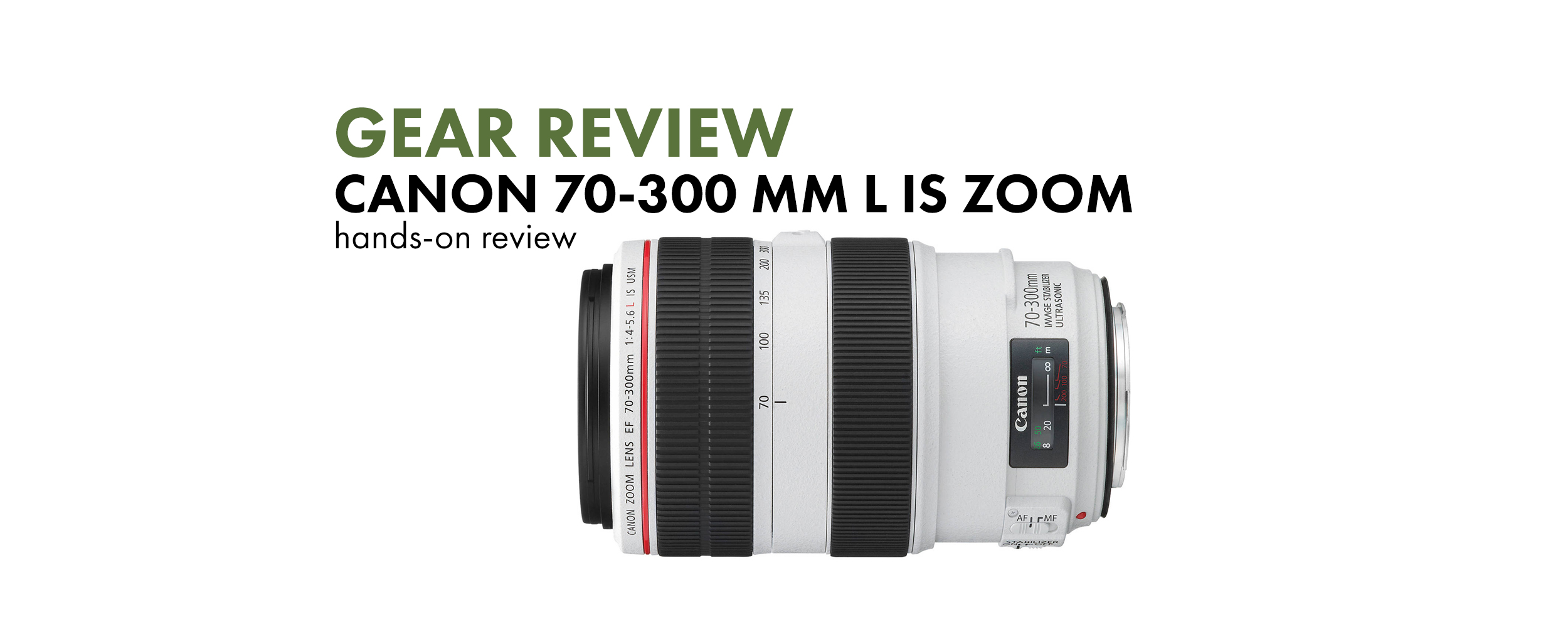 GEAR REVIEW   Canon  mm L IS Zoom Lens — Deep Green