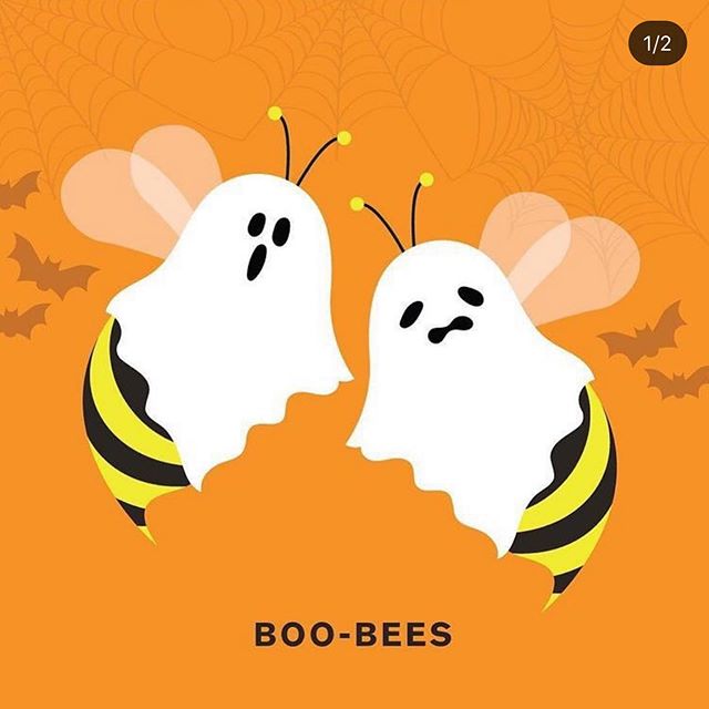 HapBEE Halloween, Beeuties! 🎃🐝
Bee safe 🖤 Watch out for the 
Boo-Bees! 👻🐝🐝 #trickortreat
#hivemagic
#goodvibesonly
