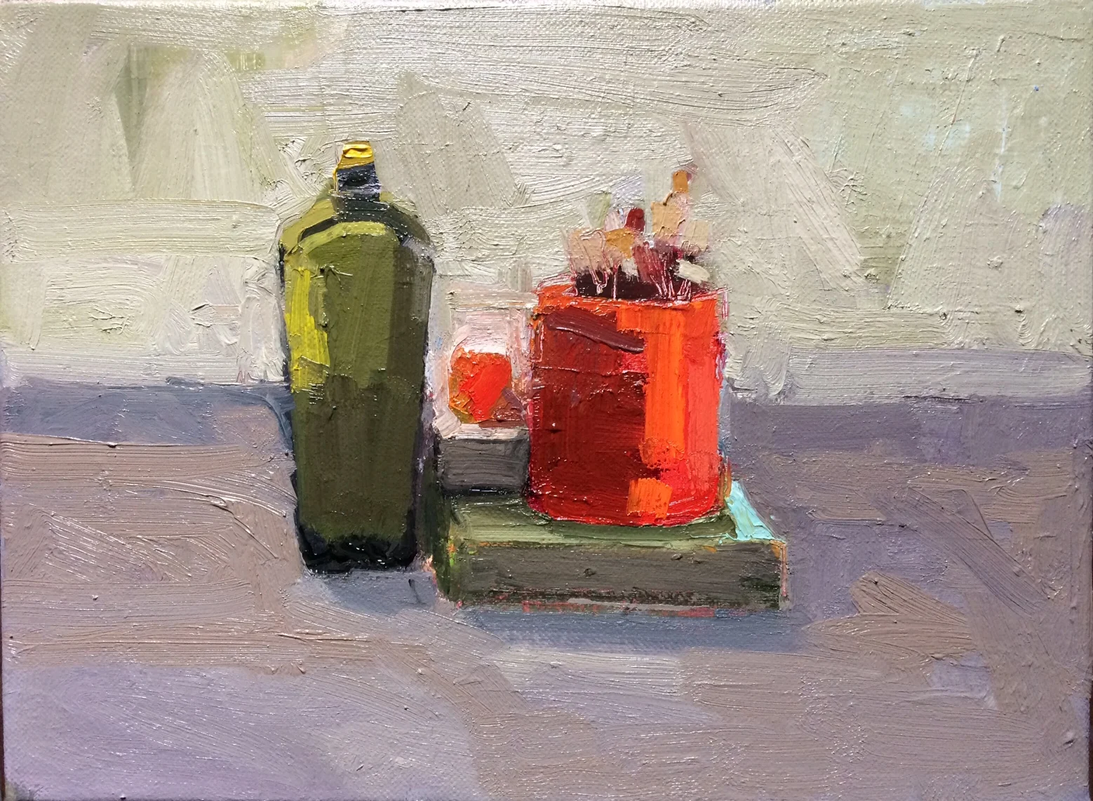Still Life with Red Cherry