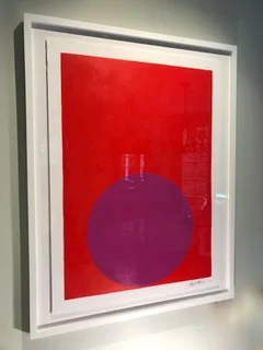 Magenta on Poppy Red
