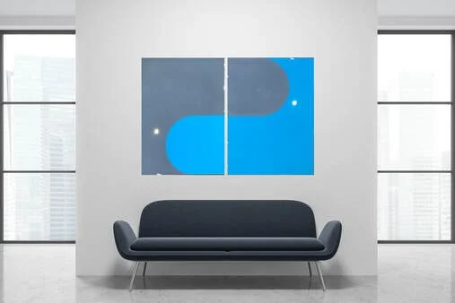 Blue Grey Wave