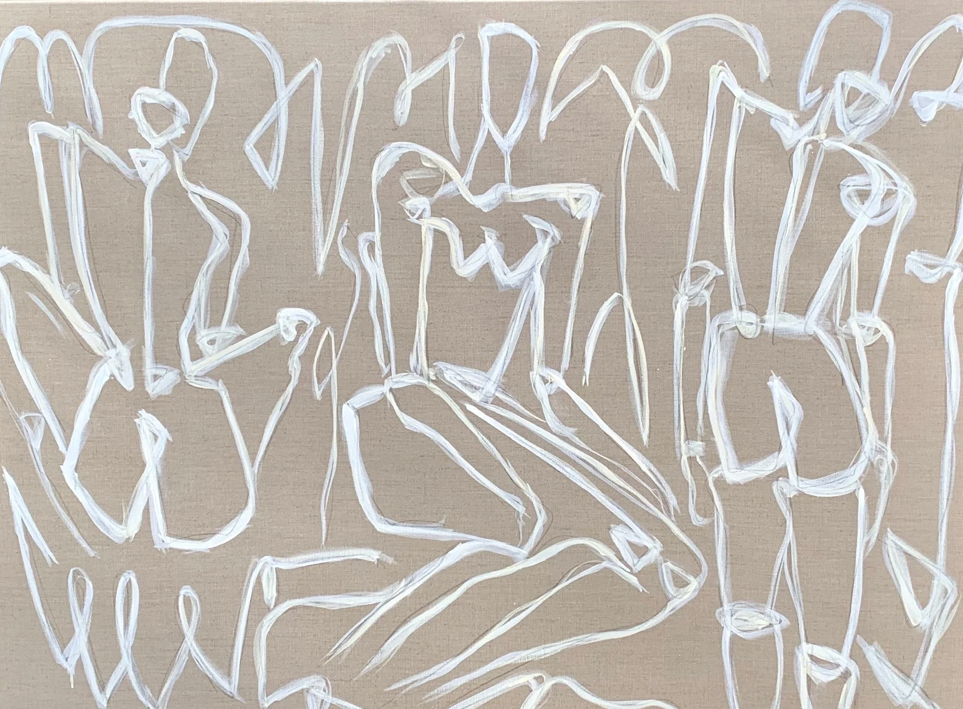 Figures on Linen