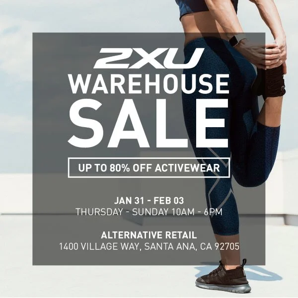 2XU Warehouse Sale Santa Ana CA Alternative Retail