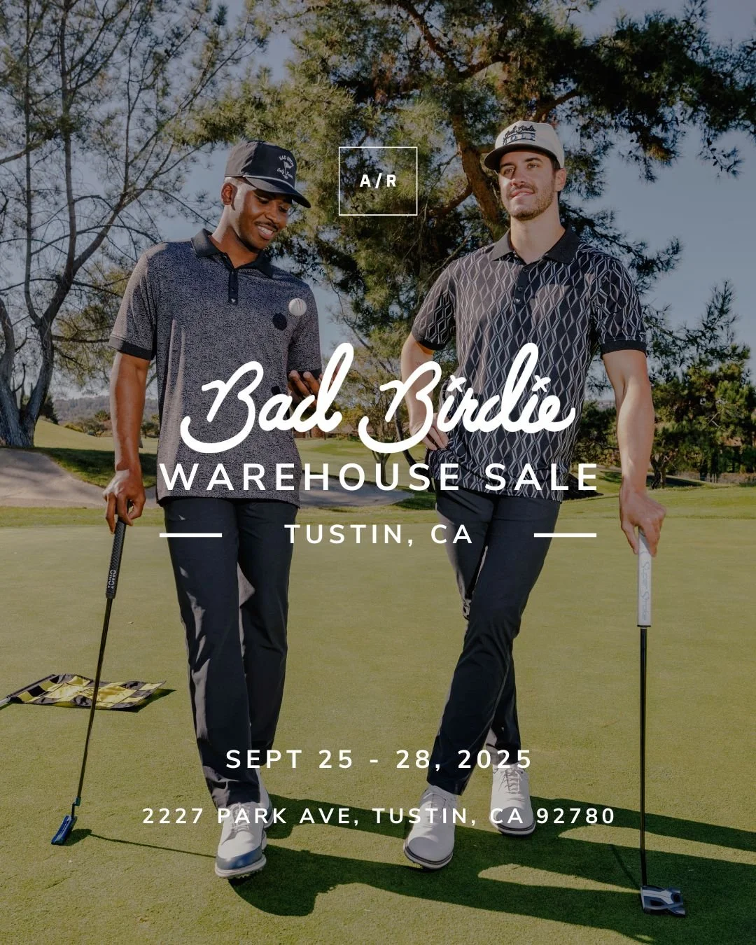 Golf lovers, get ready! The official Bad Birdie Warehouse Sale is coming to Alternative Retail in Tustin, CA, and this is your chance to score up to 70% OFF on premium golf apparel.

Bad Birdie is known for its bold, high-performance gear that brings
