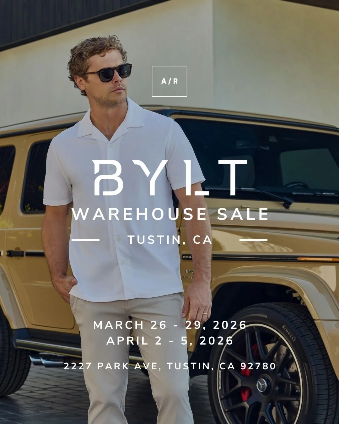 The official BYLT Warehouse Sale is open this week at Alternative Retail in Tustin, CA!

Enjoy up to 75% OFF retail on premium men&rsquo;s and women&rsquo;s apparel - including t-shirts, pants, joggers, outerwear, accessories, and more.

It&rsquo;s t