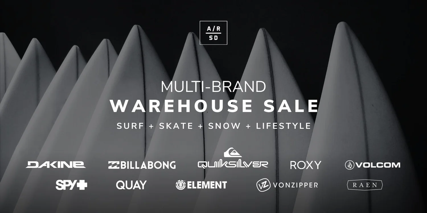Multi-Brand Warehouse Sale | MAY 28 - 31, 2026 | Carlsbad, CA ...
