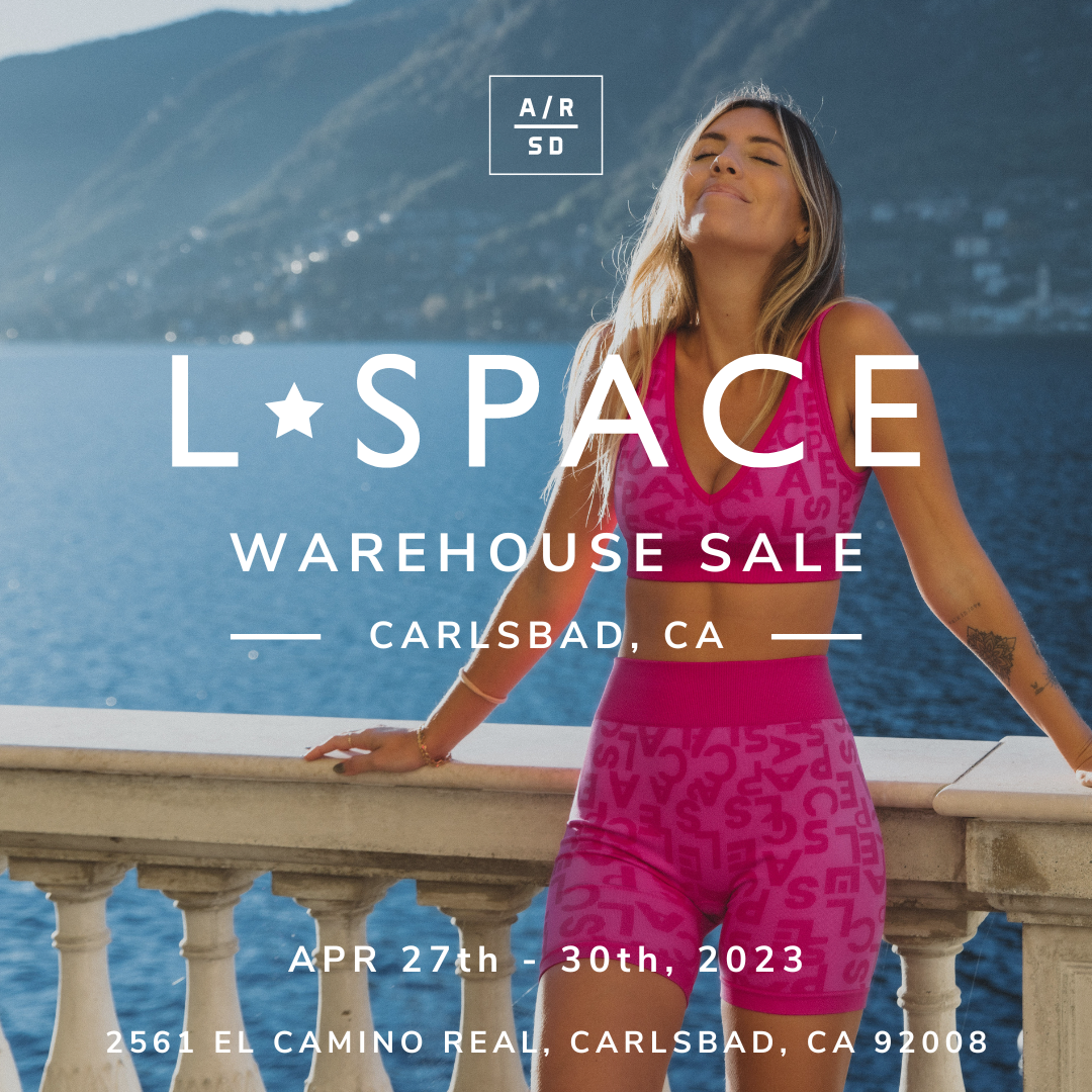 L*SPACE Warehouse Sale APR 27 30, 2023 Carlsbad, CA — Alternative