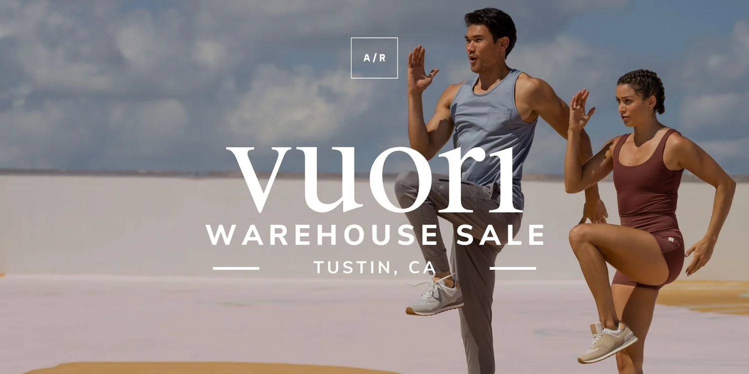 Alternative Retai Vuori Warehouse Sale | NOV 20 - 23, 2025 | Tustin, CA — Alternative Retail