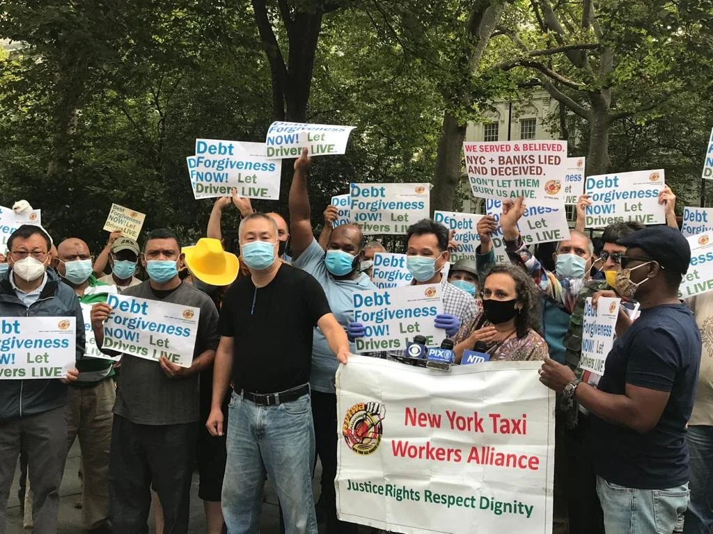 NYC Yellow Taxi Drivers Protest Mayor's Disgraceful Medallion Plan