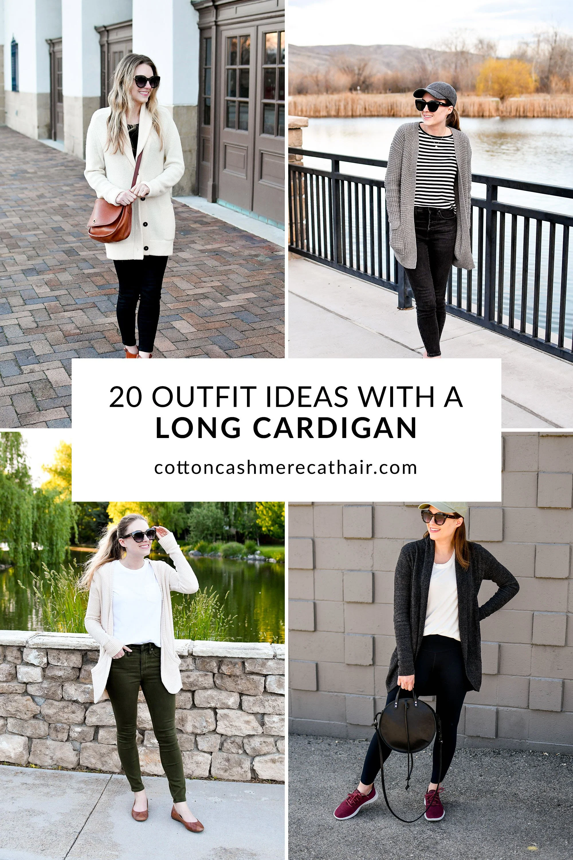 How to Wear a Long Cardigan (+ 20 Outfit Ideas!)