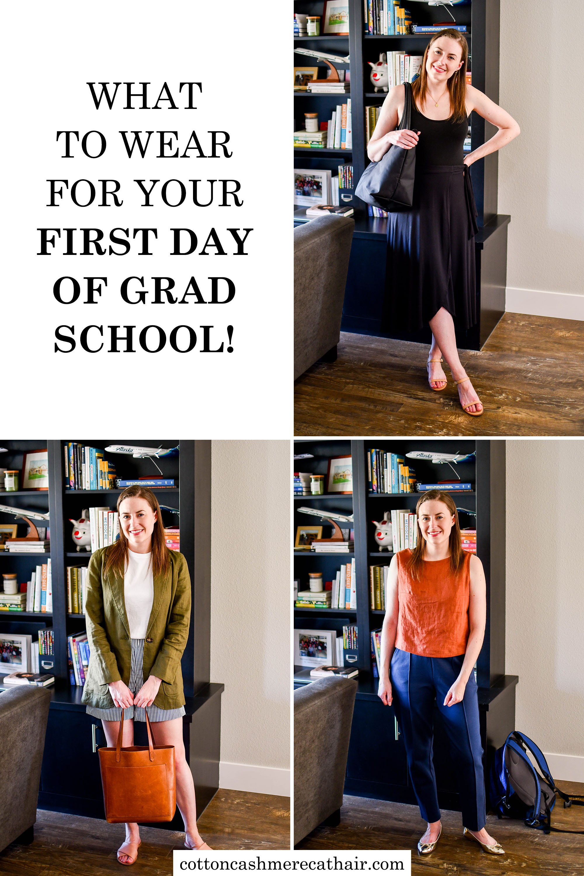 Grad School Outfit Ideas: What to Wear for Your First Day of School!