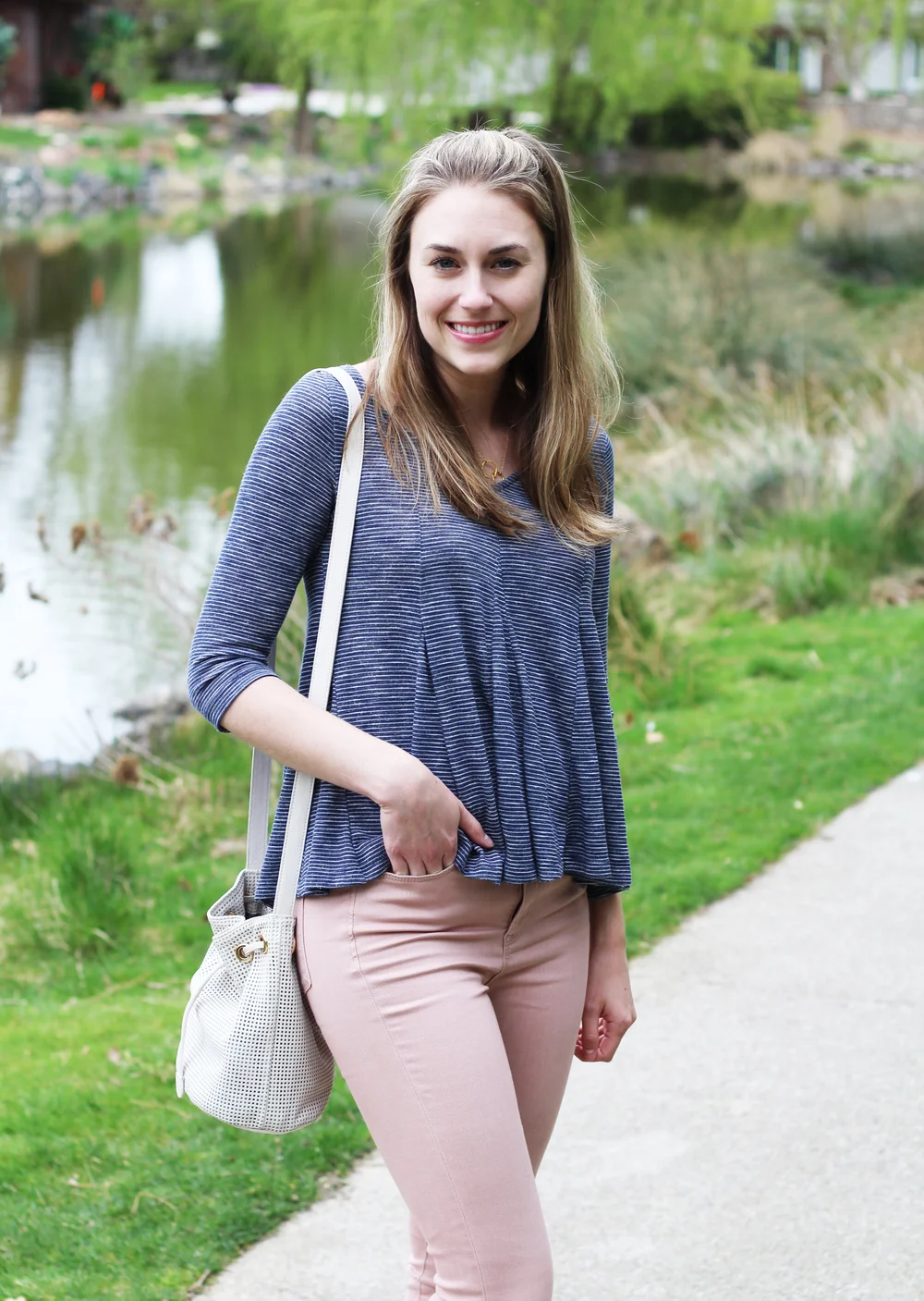 Pink (denim) lady