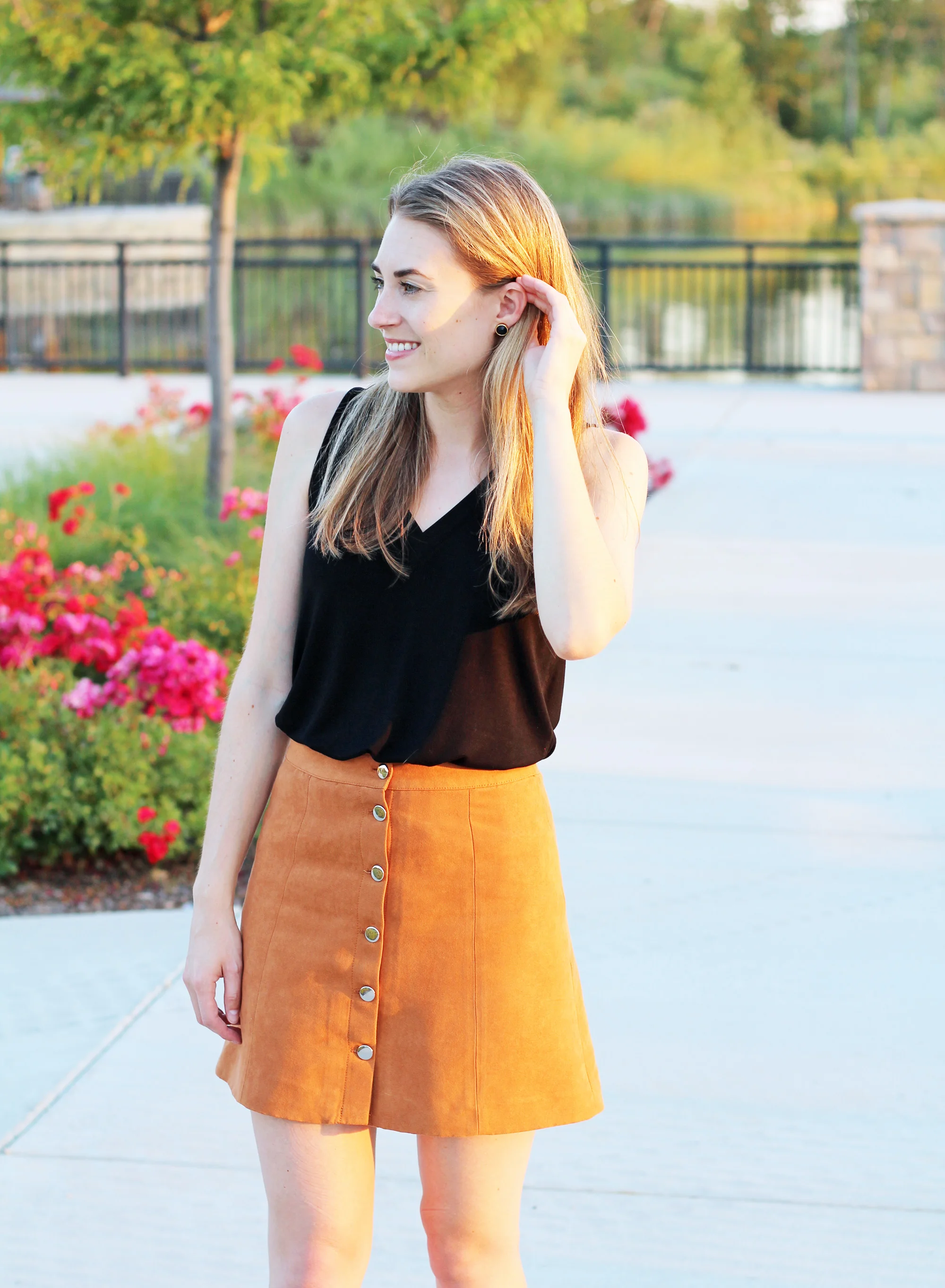 Leather Cord Skirt And Brown Corduroy Skirt Style NEW Billabong