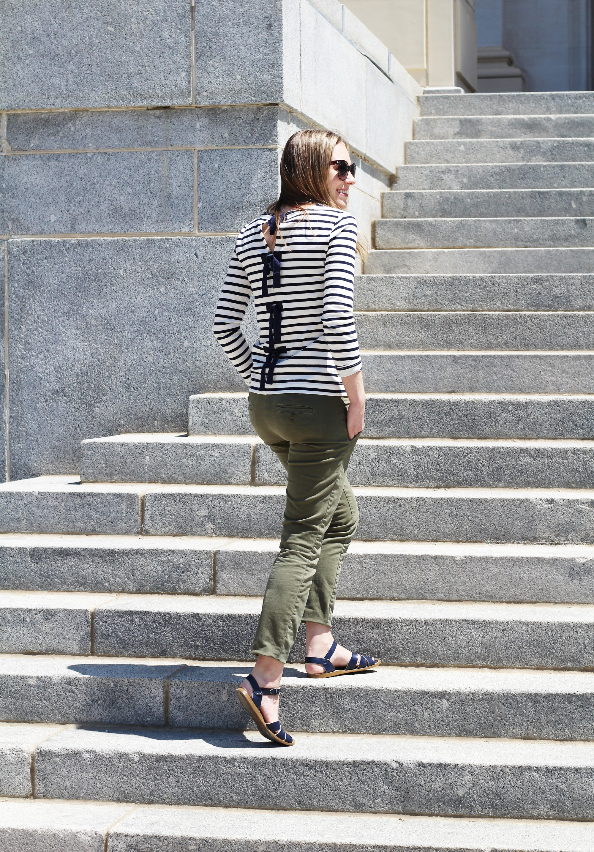 Stripes on steps