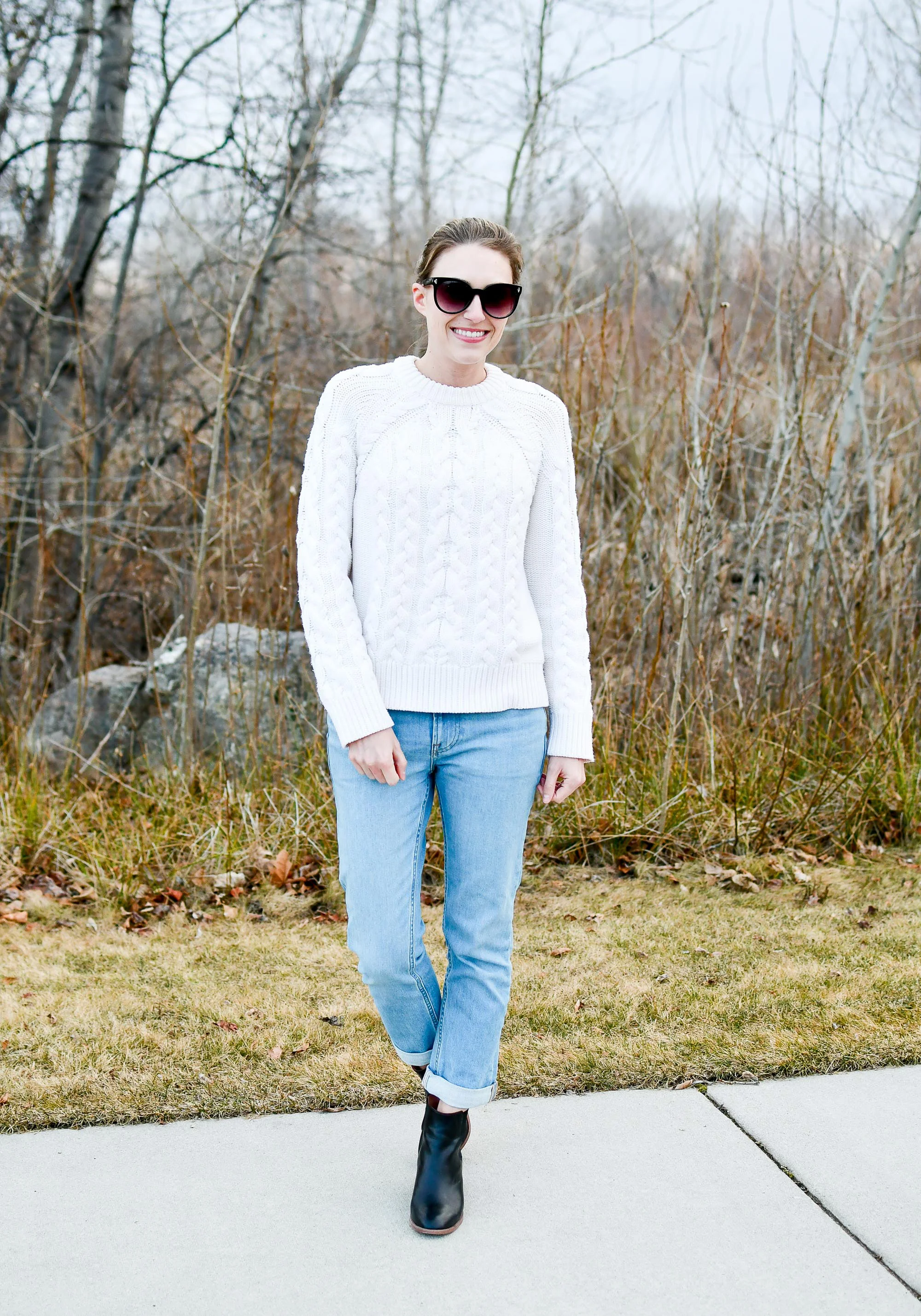 Cat Mom Jeans Cotton Cashmere Cat Hair