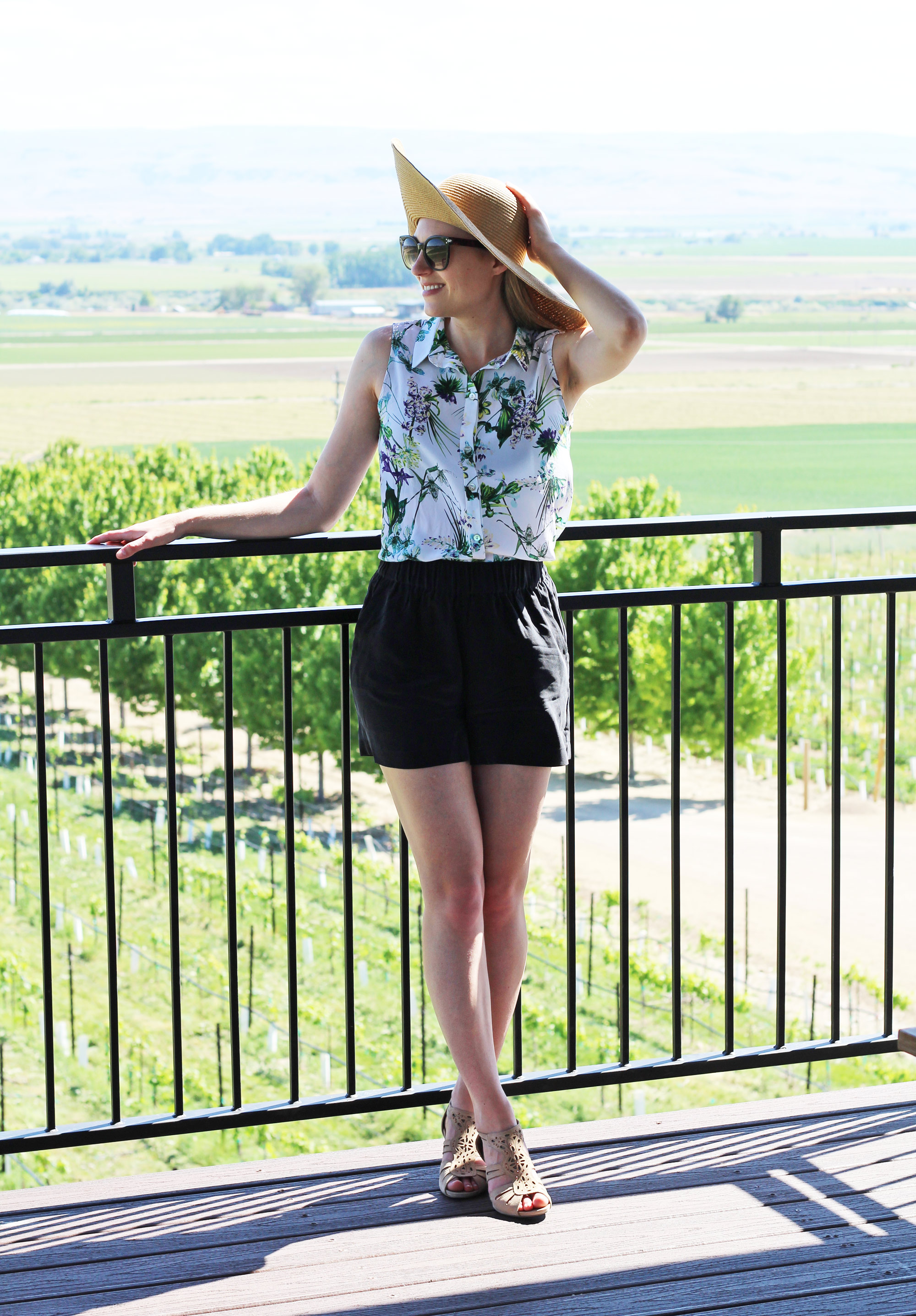 Sunnyslope Wine Trail with Earthies Morolo sandals — Cotton Cashmere Cat Hair