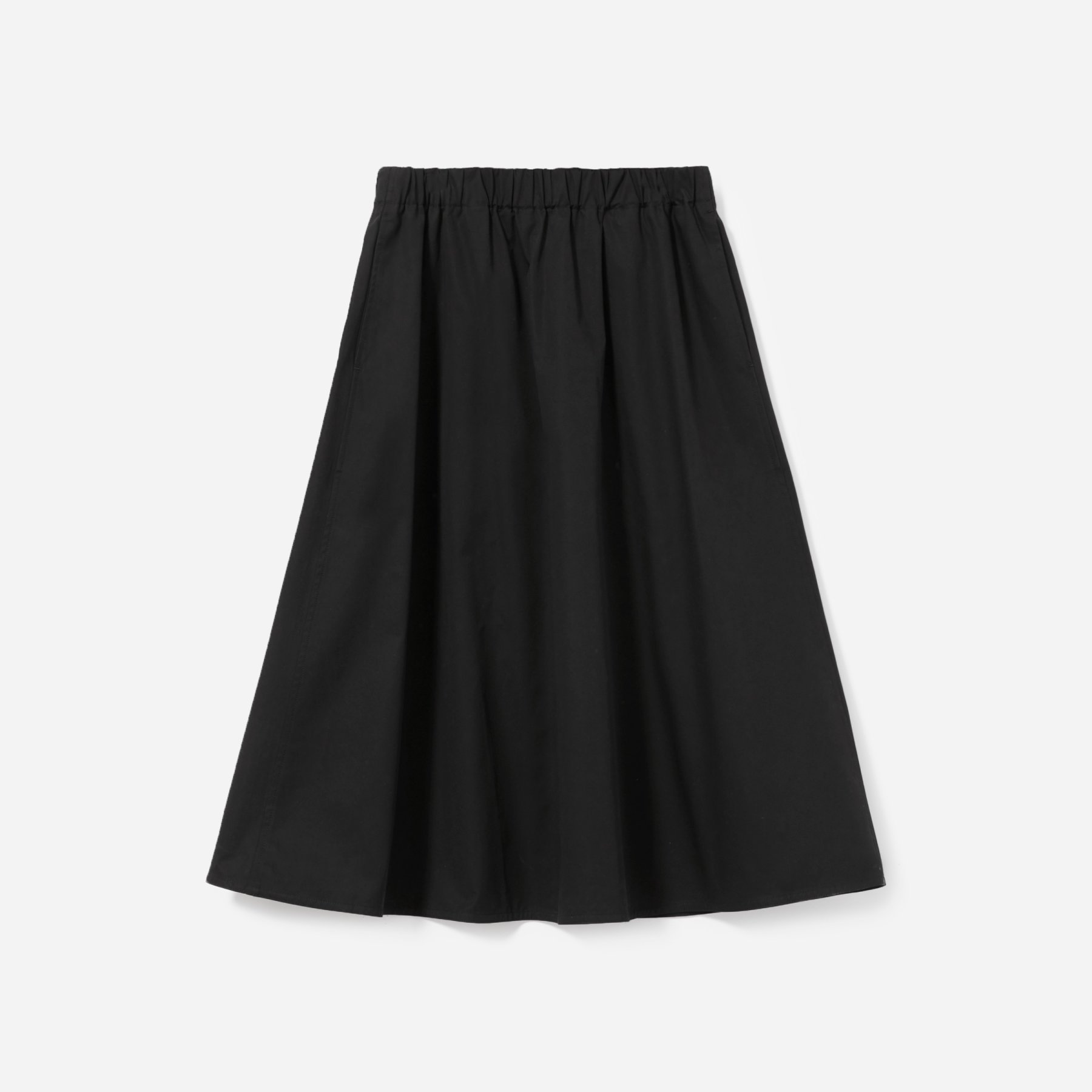 Everlane clean cotton A-line skirt