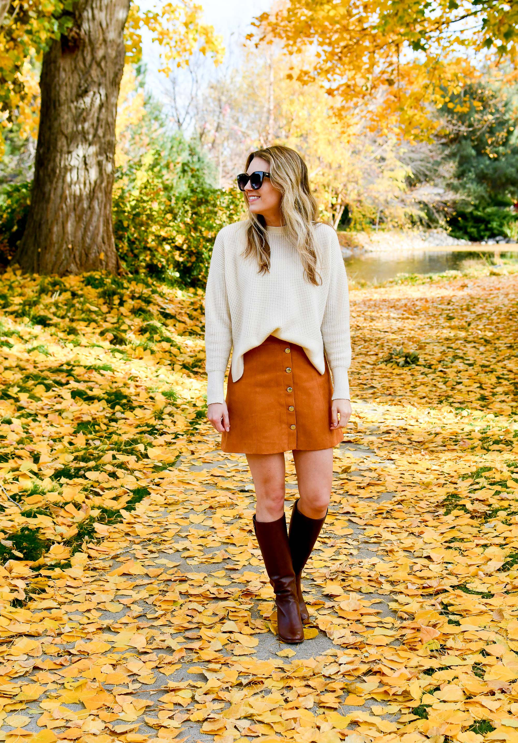 Autumn outfit w/ skirt