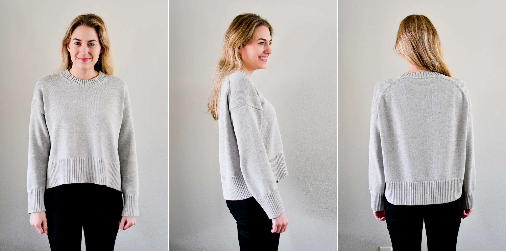 Boxy Sweater Everlane Soft Cotton Square Crew Everlane Sweaters