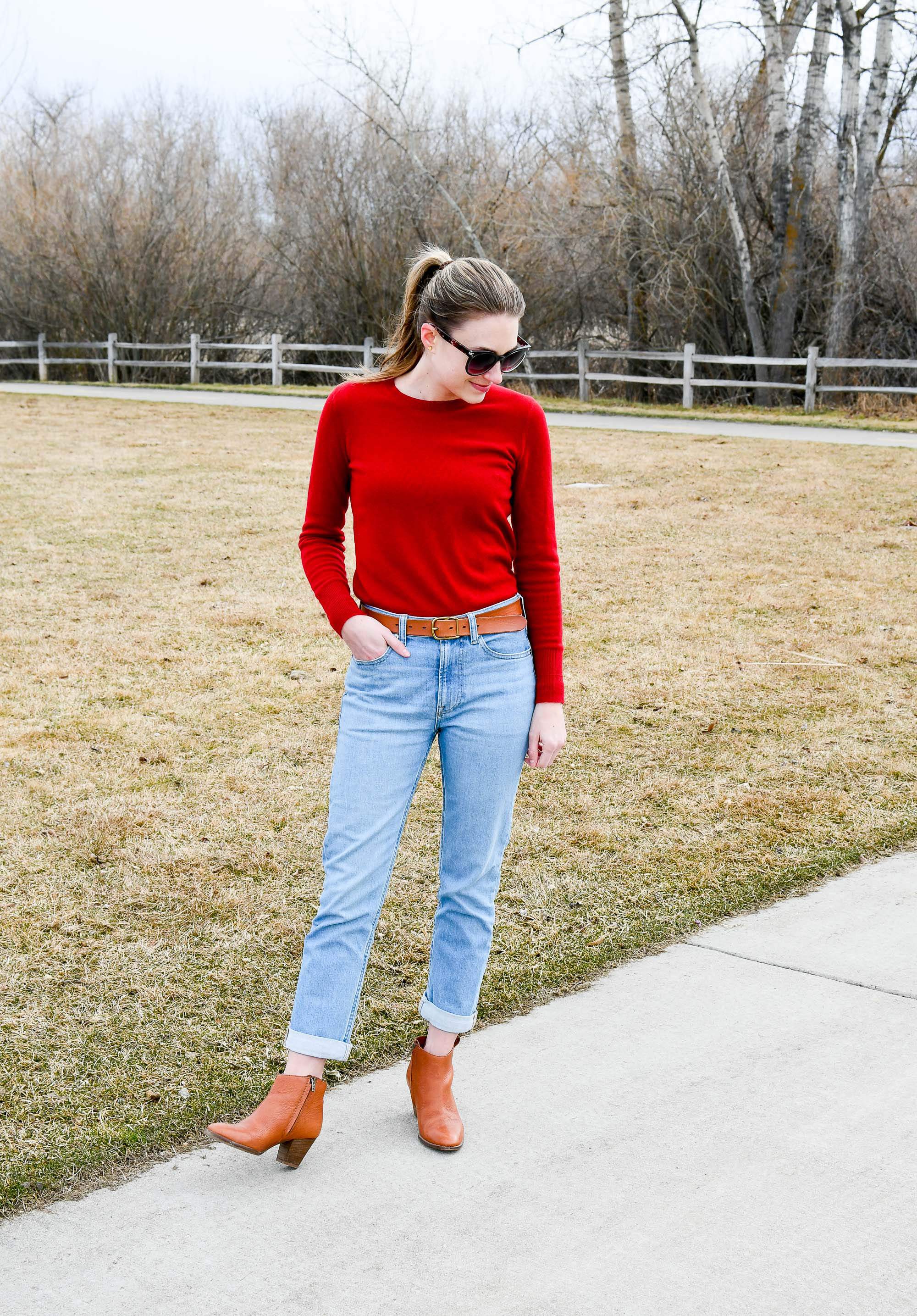 Best purchase of 2018: Everlane modern boyfriend jeans — Cotton Cashmere Cat Hair