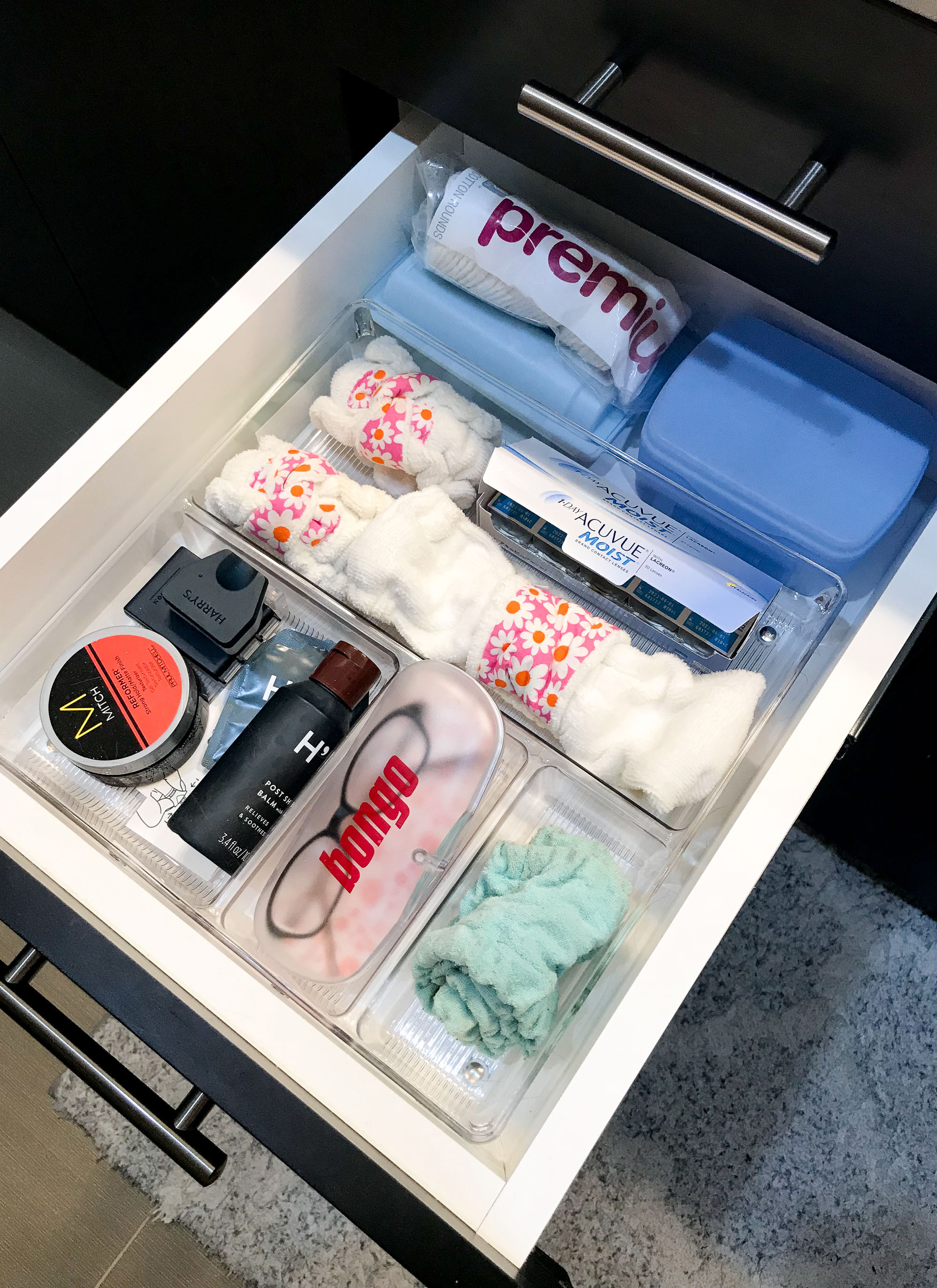 The January Cure: organized bathroom drawer — Cotton Cashmere Cat Hair