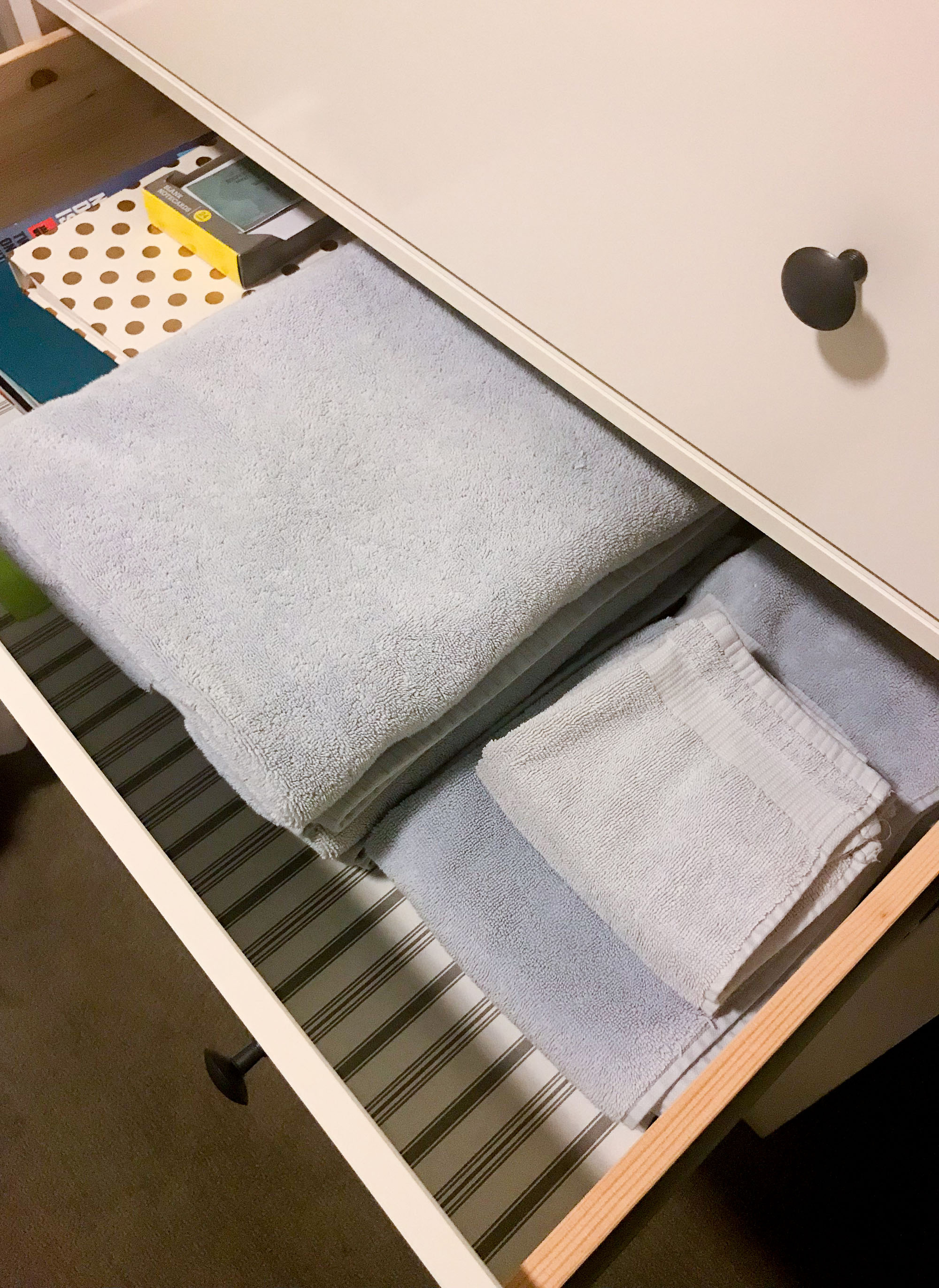 The January Cure: organized dresser drawer — Cotton Cashmere Cat Hair