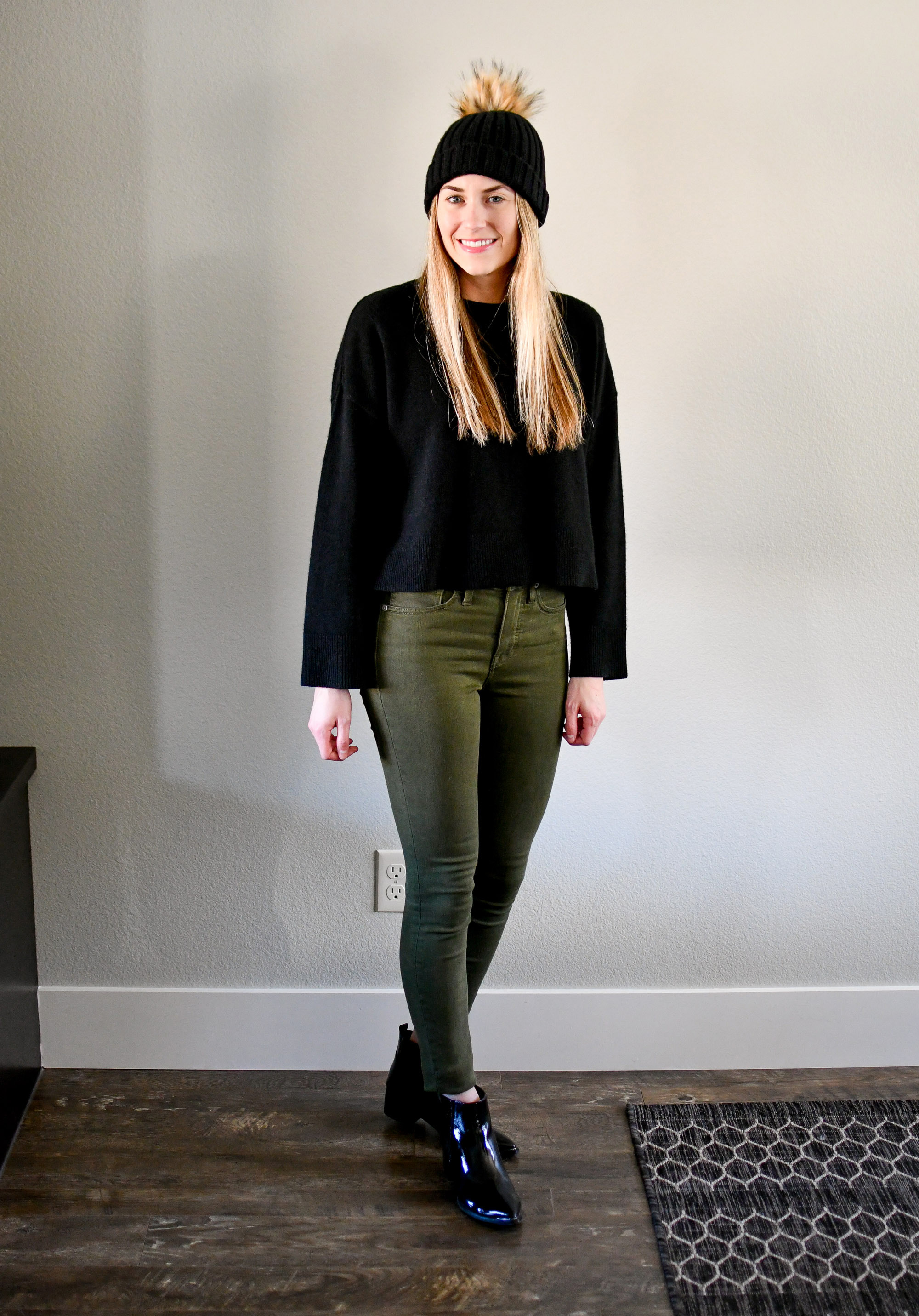 January Style Sudoku: diagonal 1 outfit — Cotton Cashmere Cat Hair