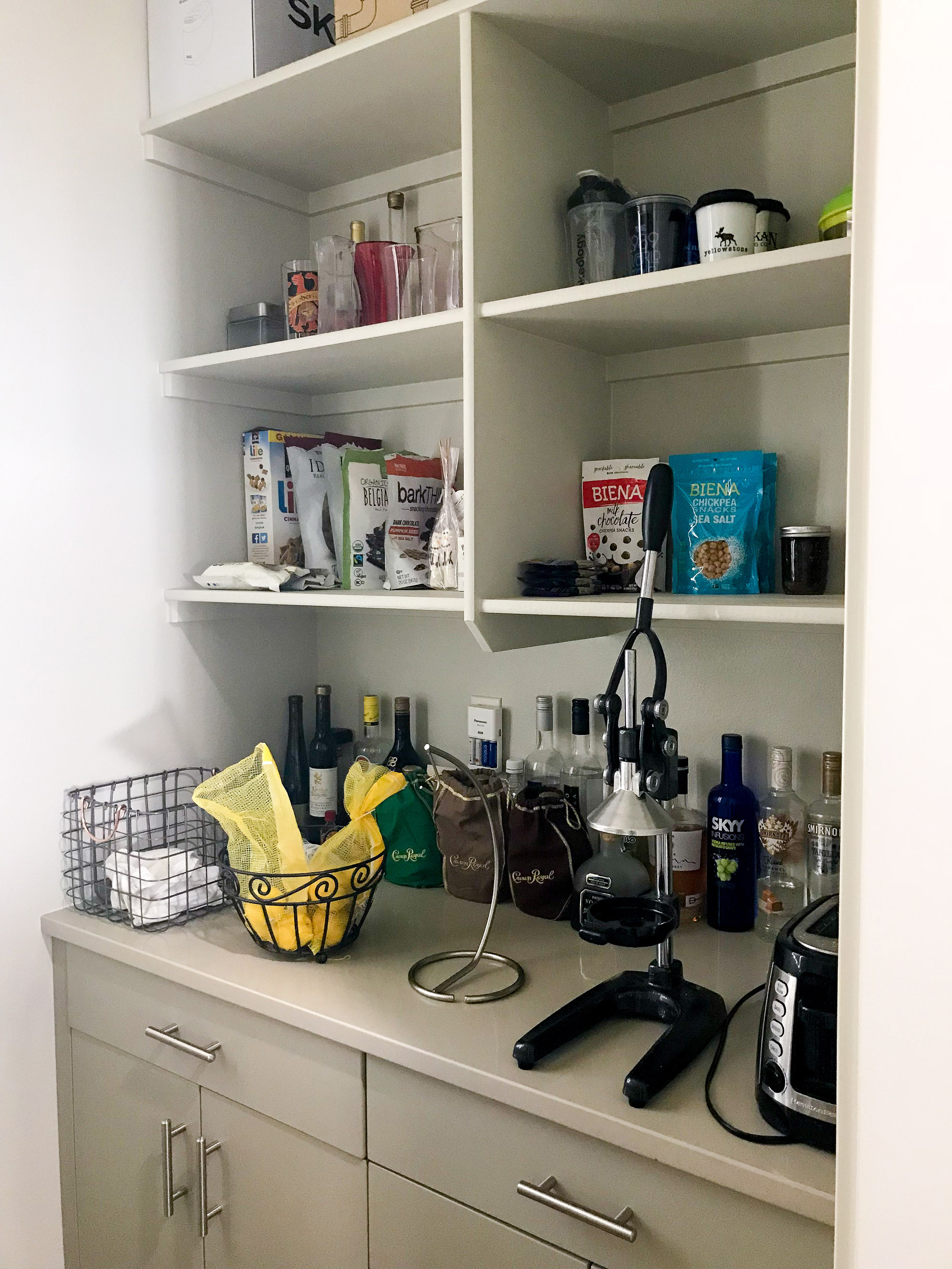 The January Cure: organized butler pantry — Cotton Cashmere Cat Hair
