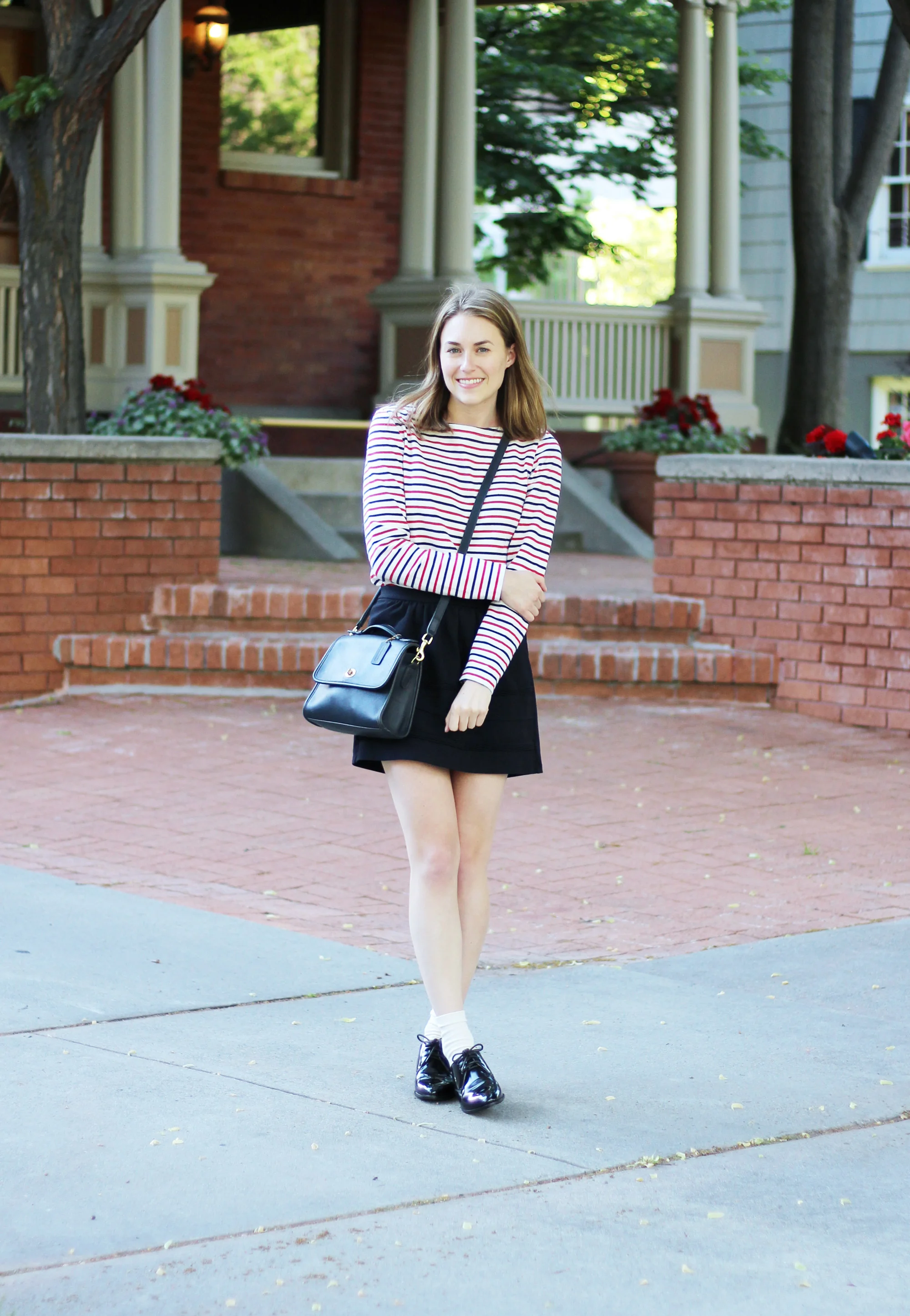 Buy navy skirt black top 2025 Black Friday