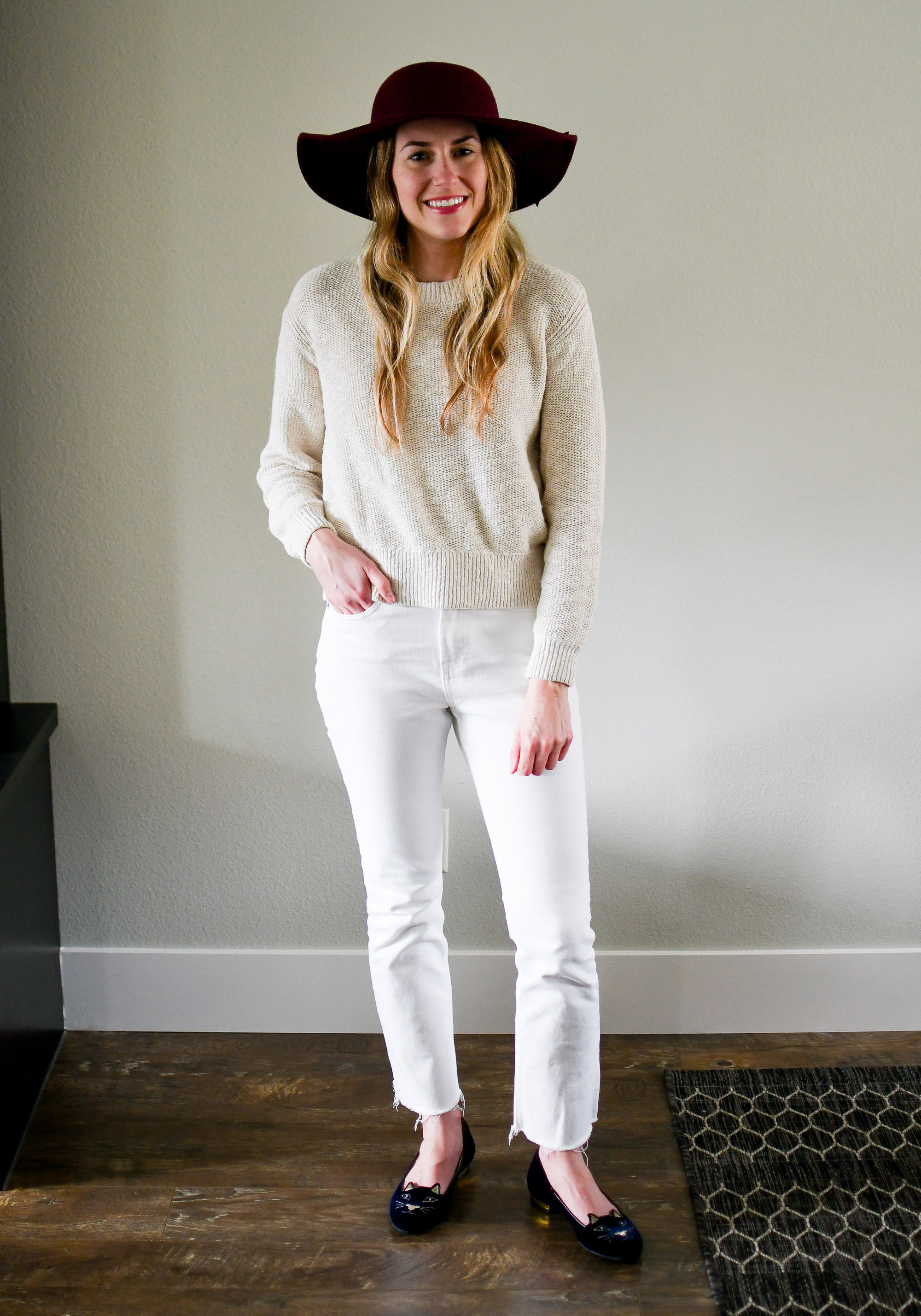 April Style Sudoku: row 3 outfit — Cotton Cashmere Cat Hair