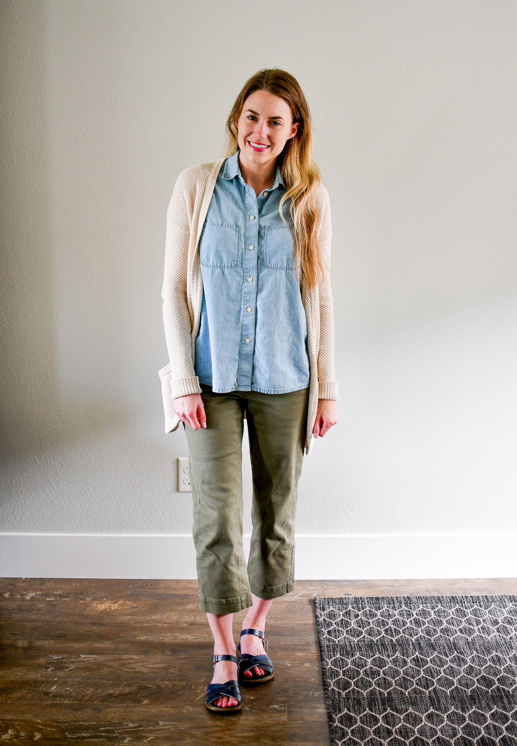 July Style Sudoku: row 4 outfit — Cotton Cashmere Cat Hair
