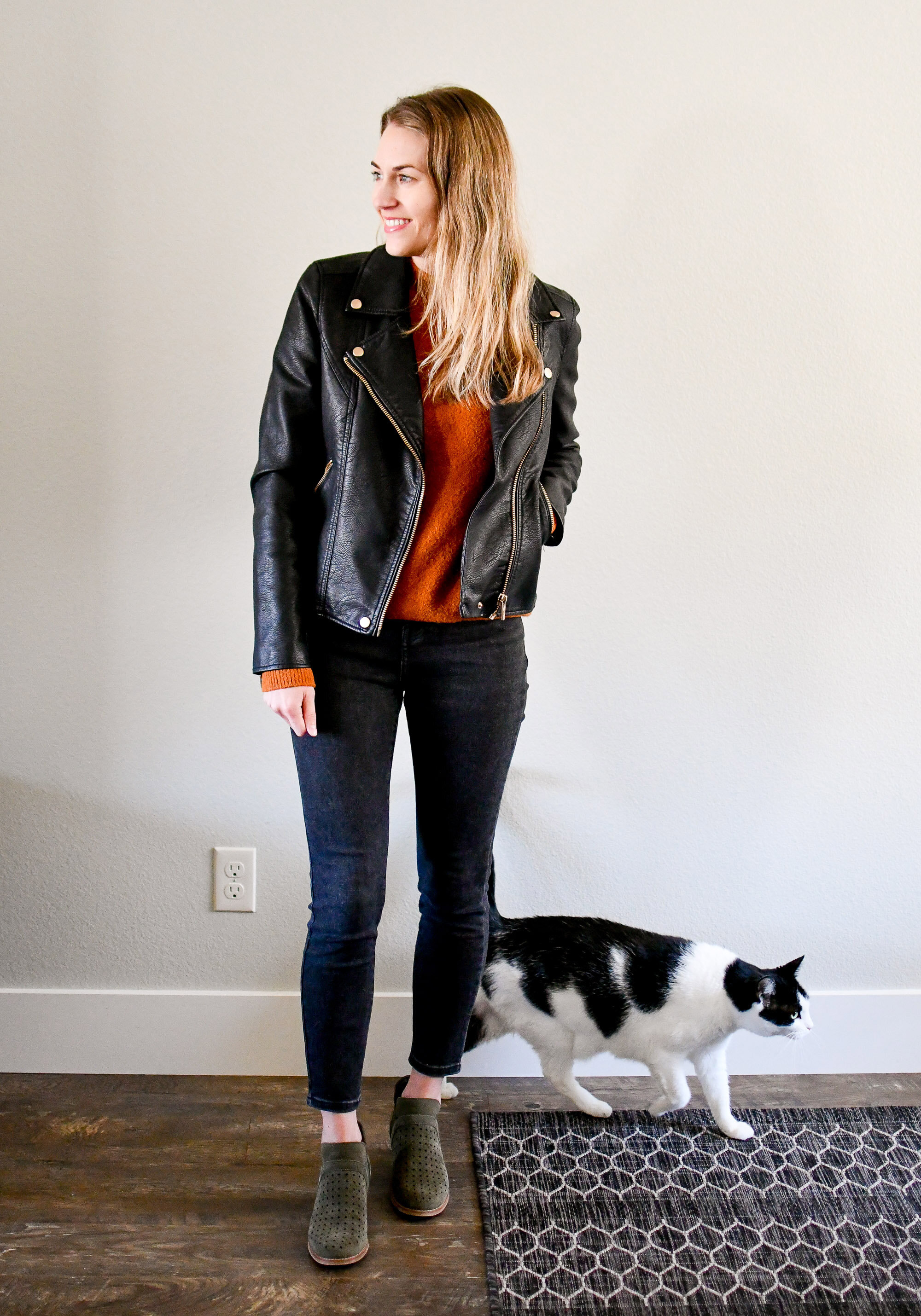 October Style Sudoku: corner 3 outfit — Cotton Cashmere Cat Hair