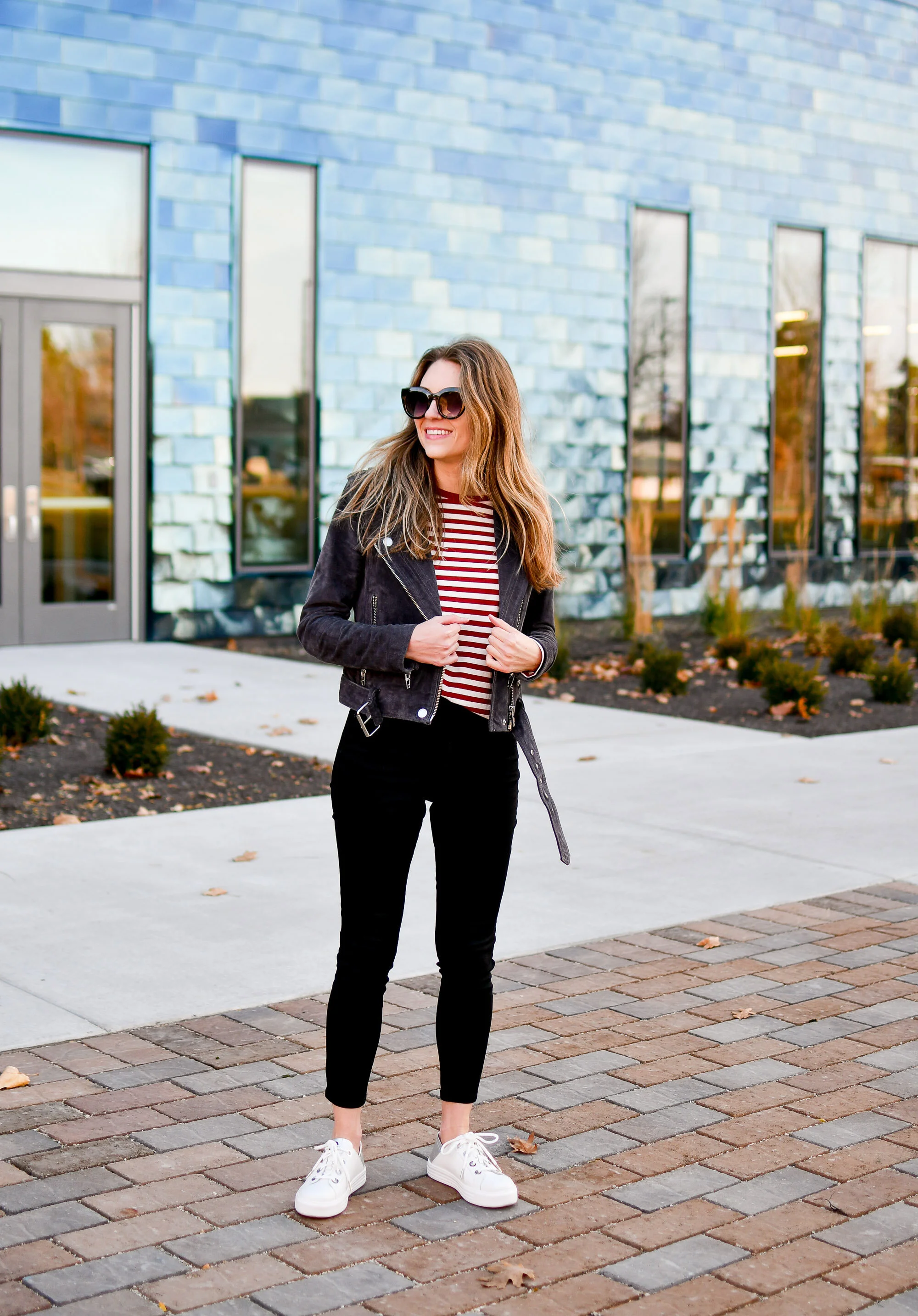 Best black outfit white sneakers Free Shipping Black Friday