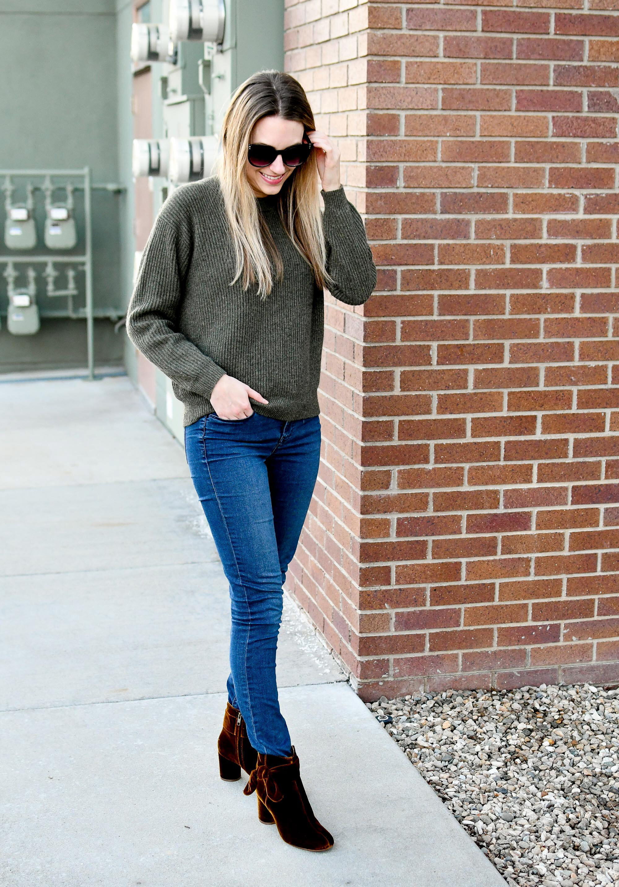 Favorite outfit: Ankle boot addict — Cotton Cashmere Cat Hair