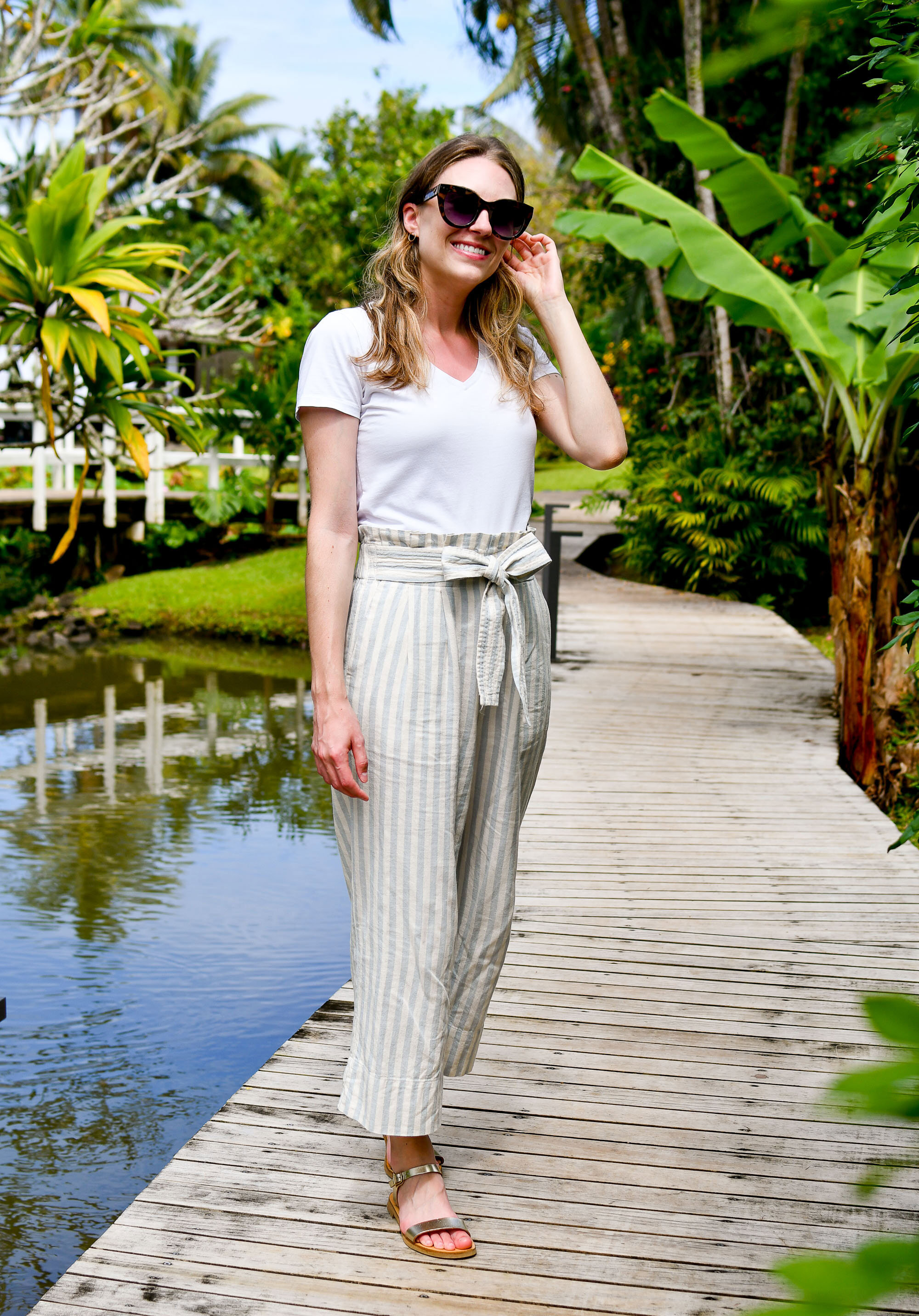Favorite outfit: Our Rarotonga accommodation + the best beach pants — Cotton Cashmere Cat Hair
