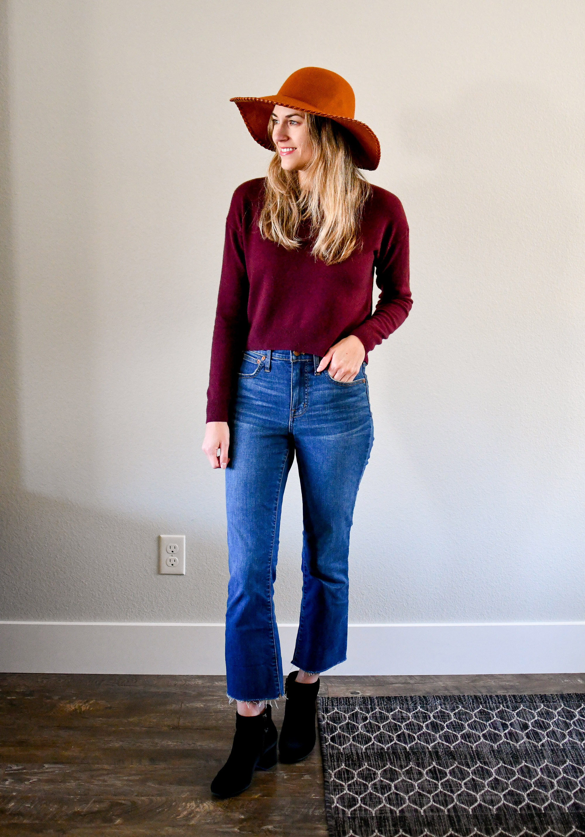 Best purchase: Madewell Cali demi-boot jeans in Preston wash — Cotton Cashmere Cat Hair