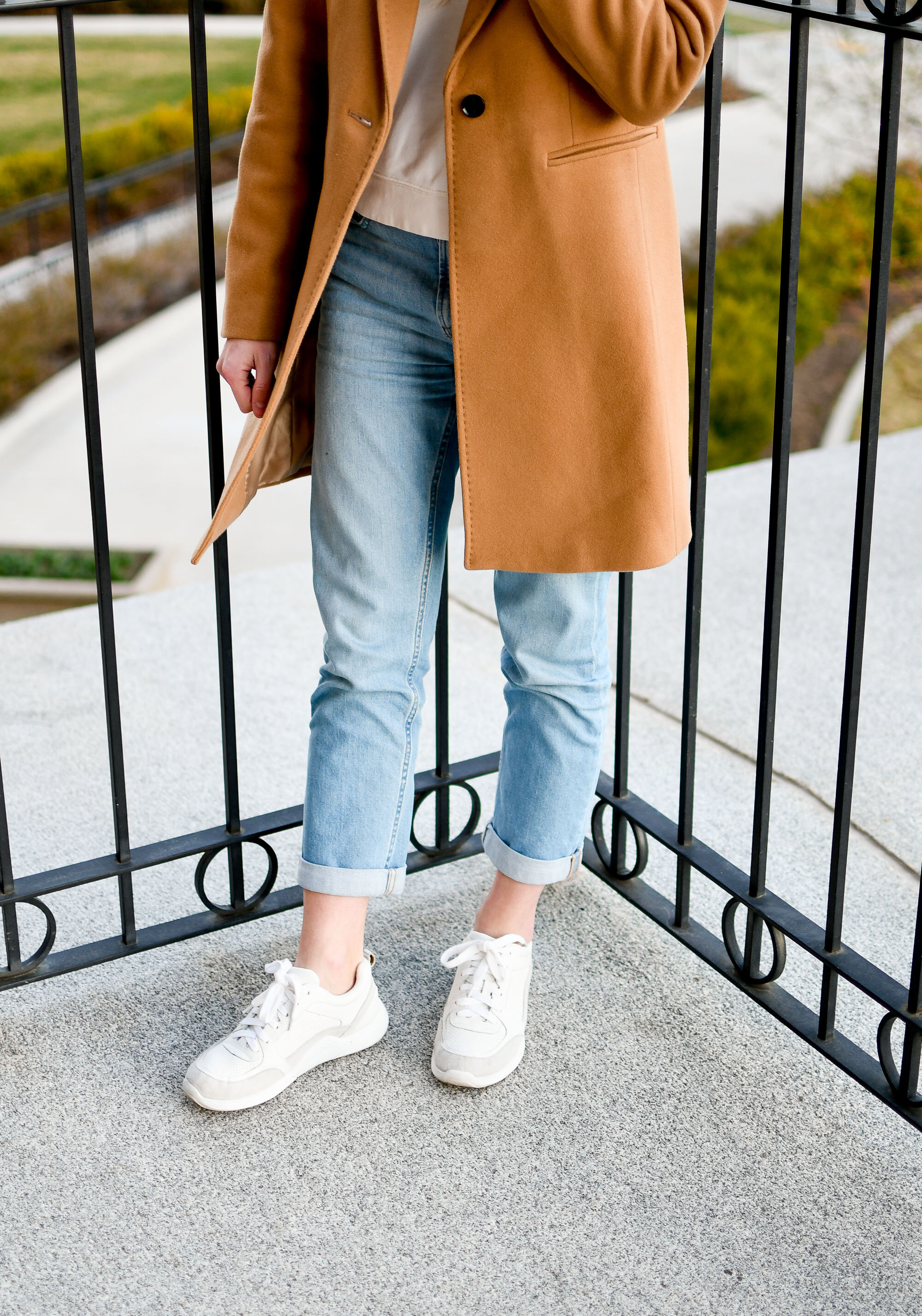 Boyfriend Jeans and Dad Sneakers