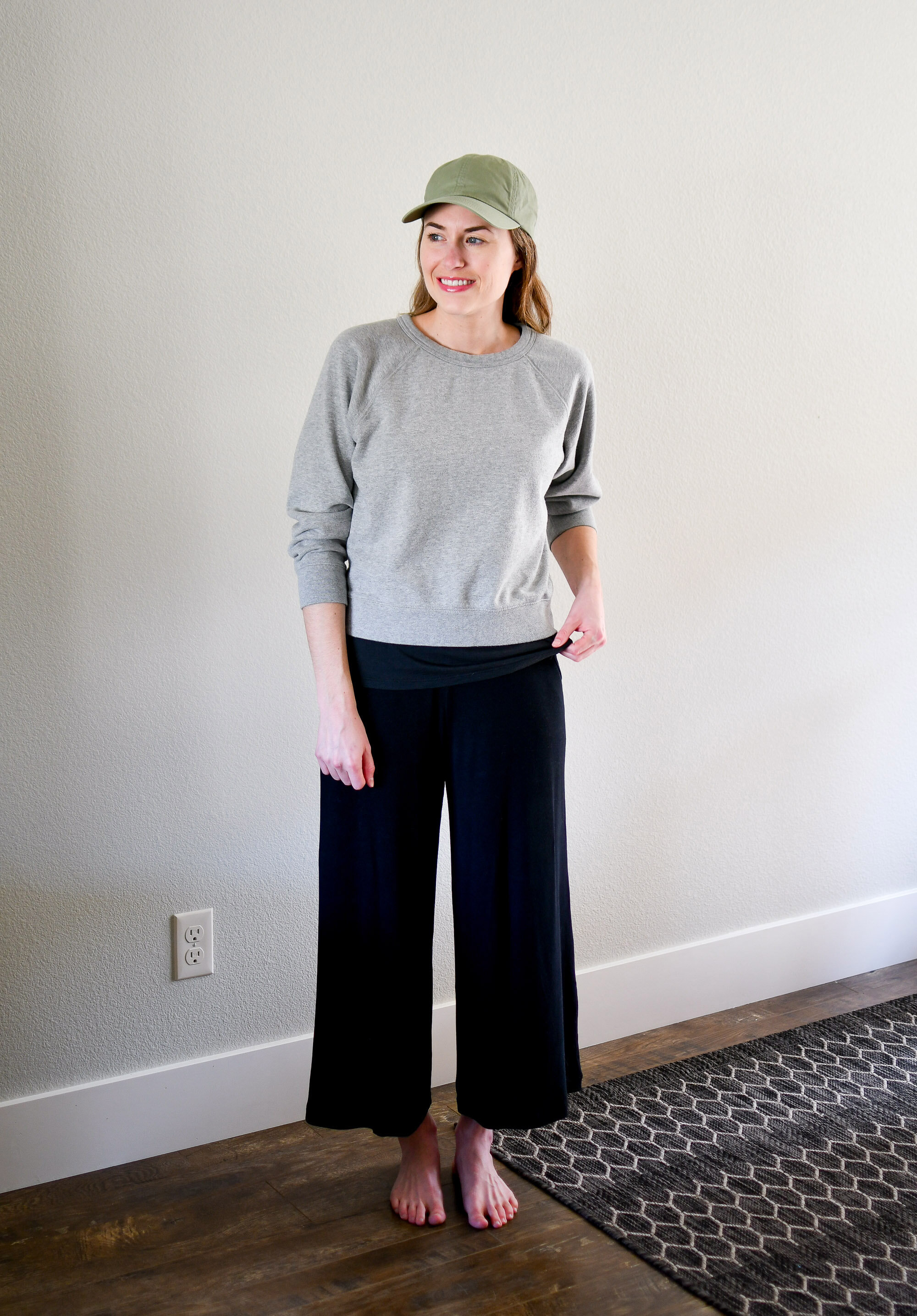 April Style Sudoku, At Home: column 4 outfit — Cotton Cashmere Cat Hair