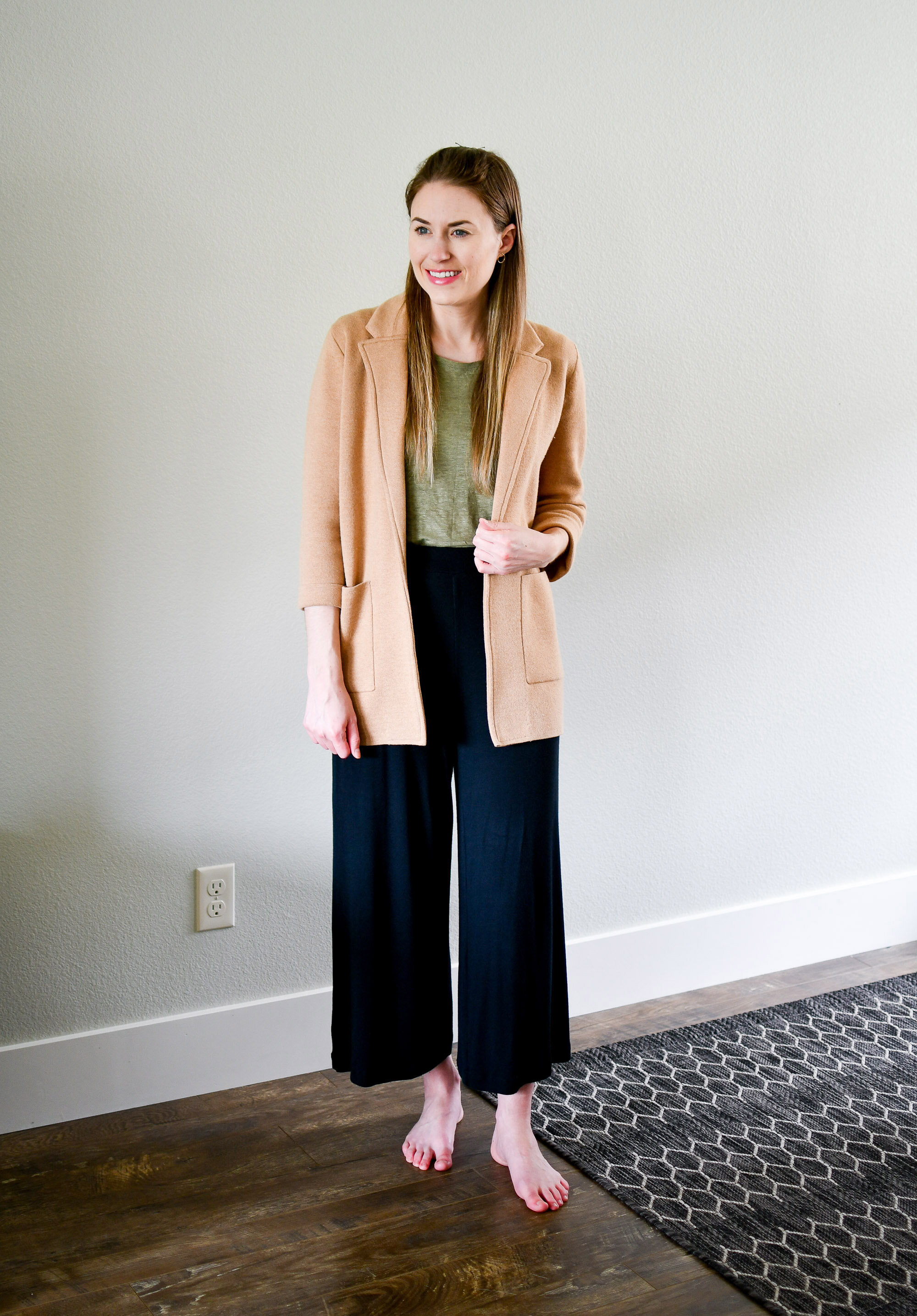 May Style Sudoku, At Home: column 1 outfit — Cotton Cashmere Cat Hair