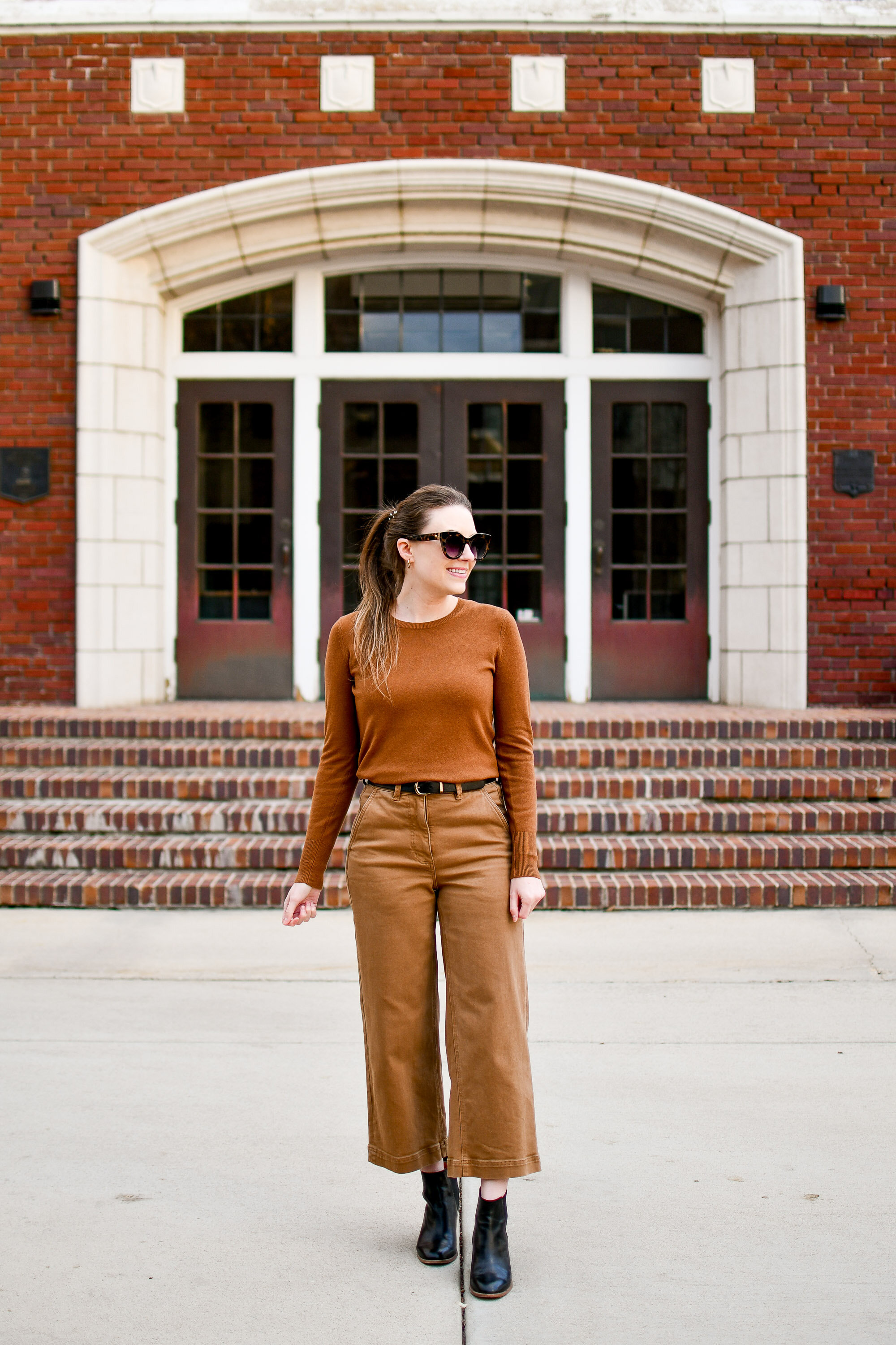 Brown outfit
