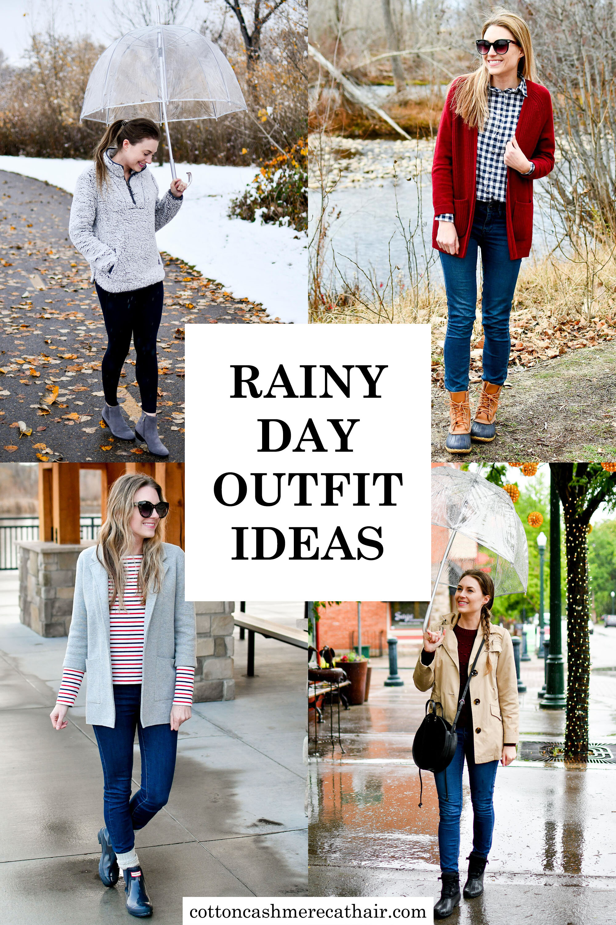 22 Rainy Day Outfit Ideas