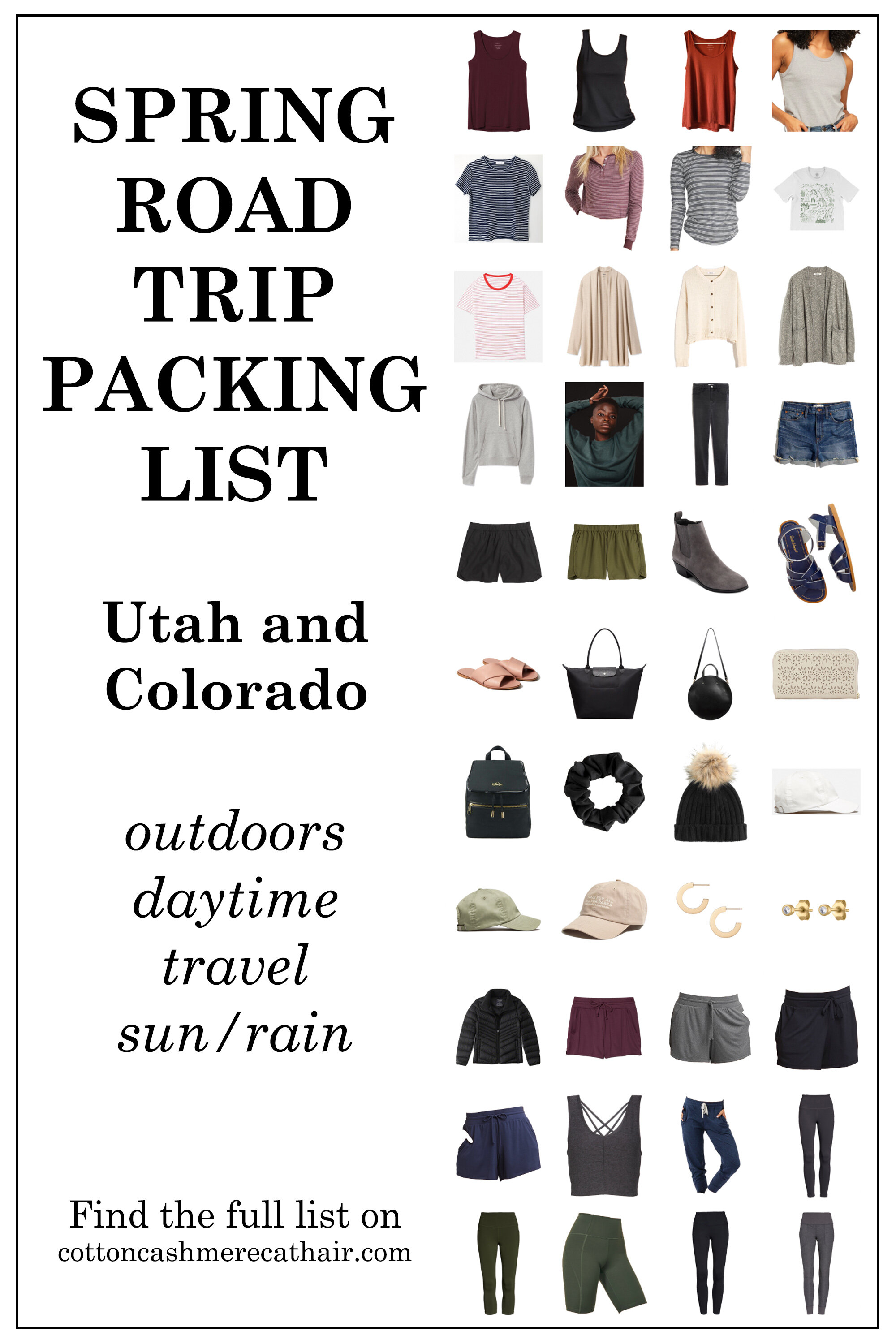Colorado Packing List for Summer - What to Pack for Summer Hiking