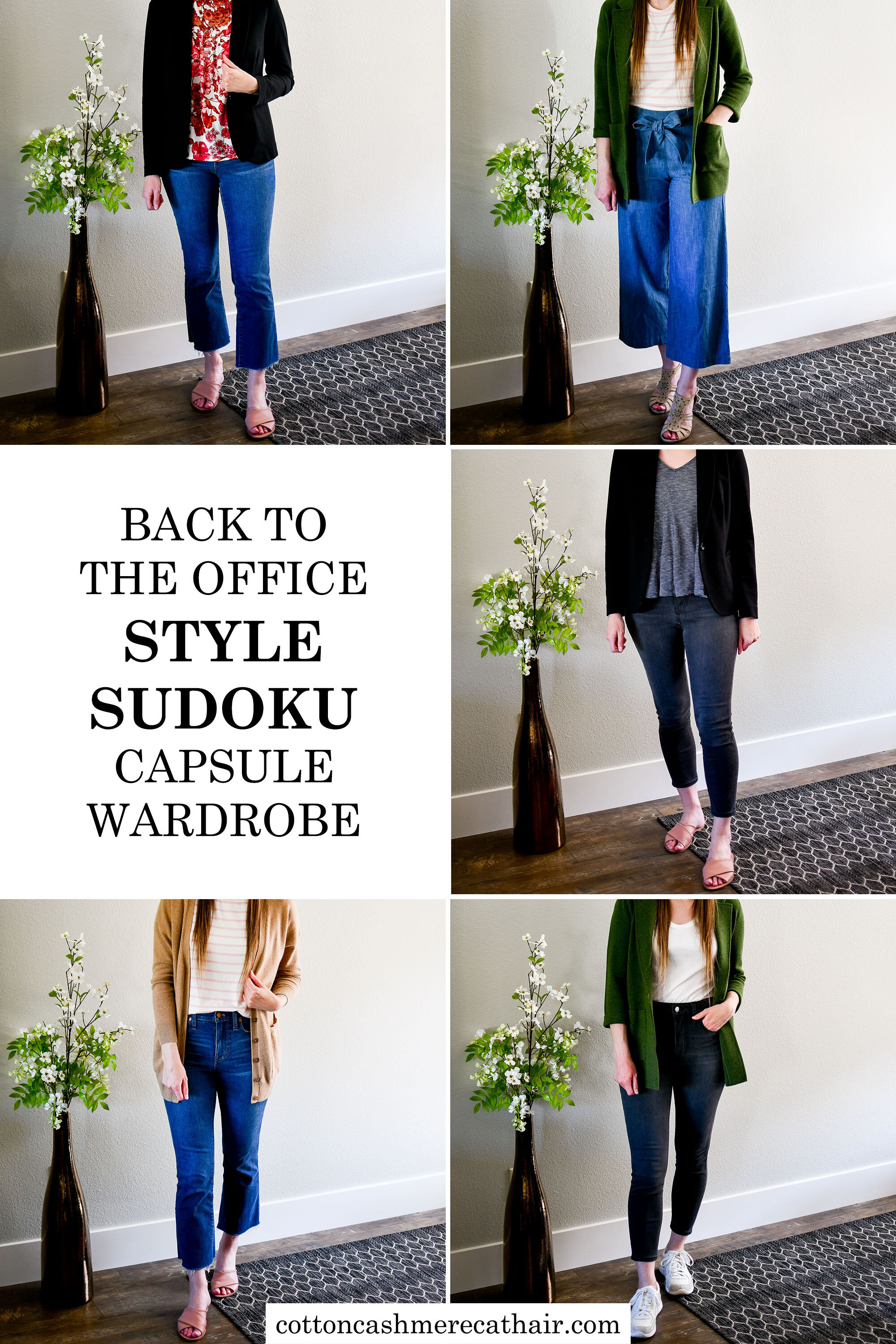 Style Sudoku Capsule Wardrobe: Back to the Office