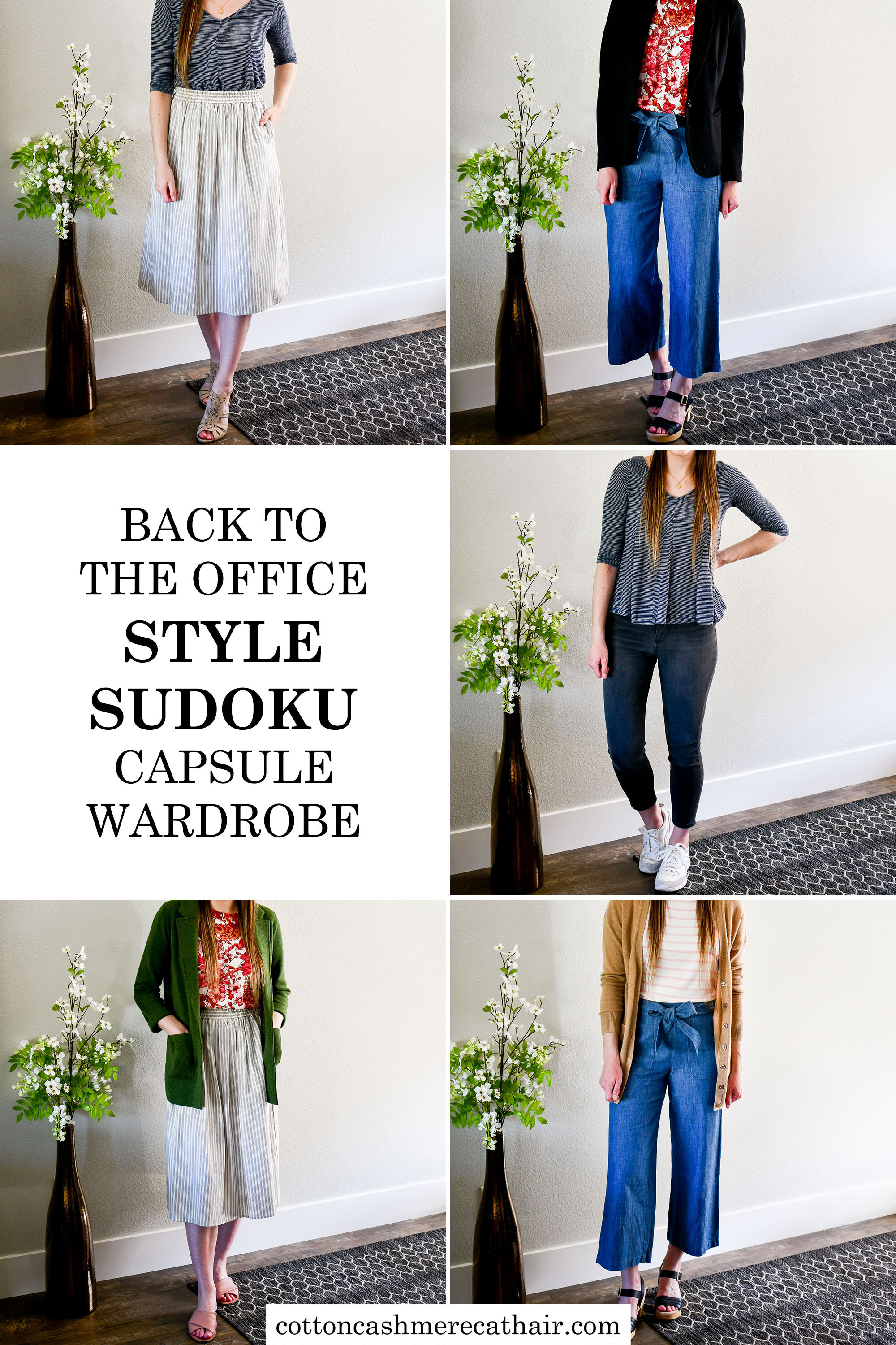 Style Sudoku Capsule Wardrobe: Back to the Office