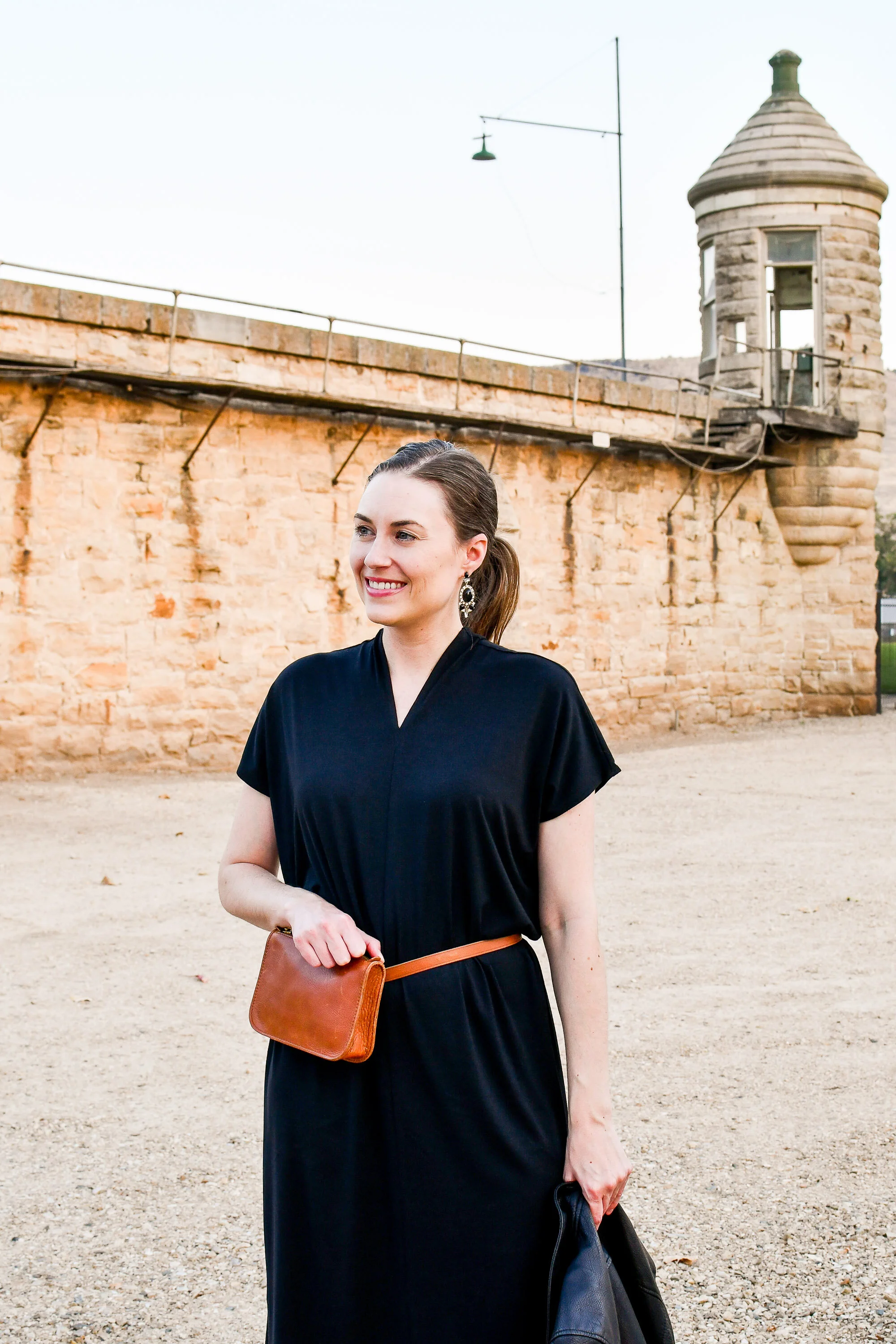 Two Days Off Jordan dress in Jersey | how to style a midi dress | Cotton Cashmere Cat Hair