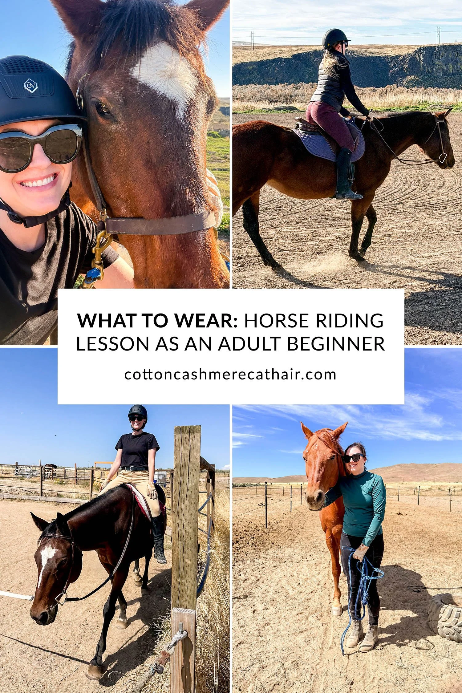 What to Wear to Horse Riding Lesson as an Adult Beginner